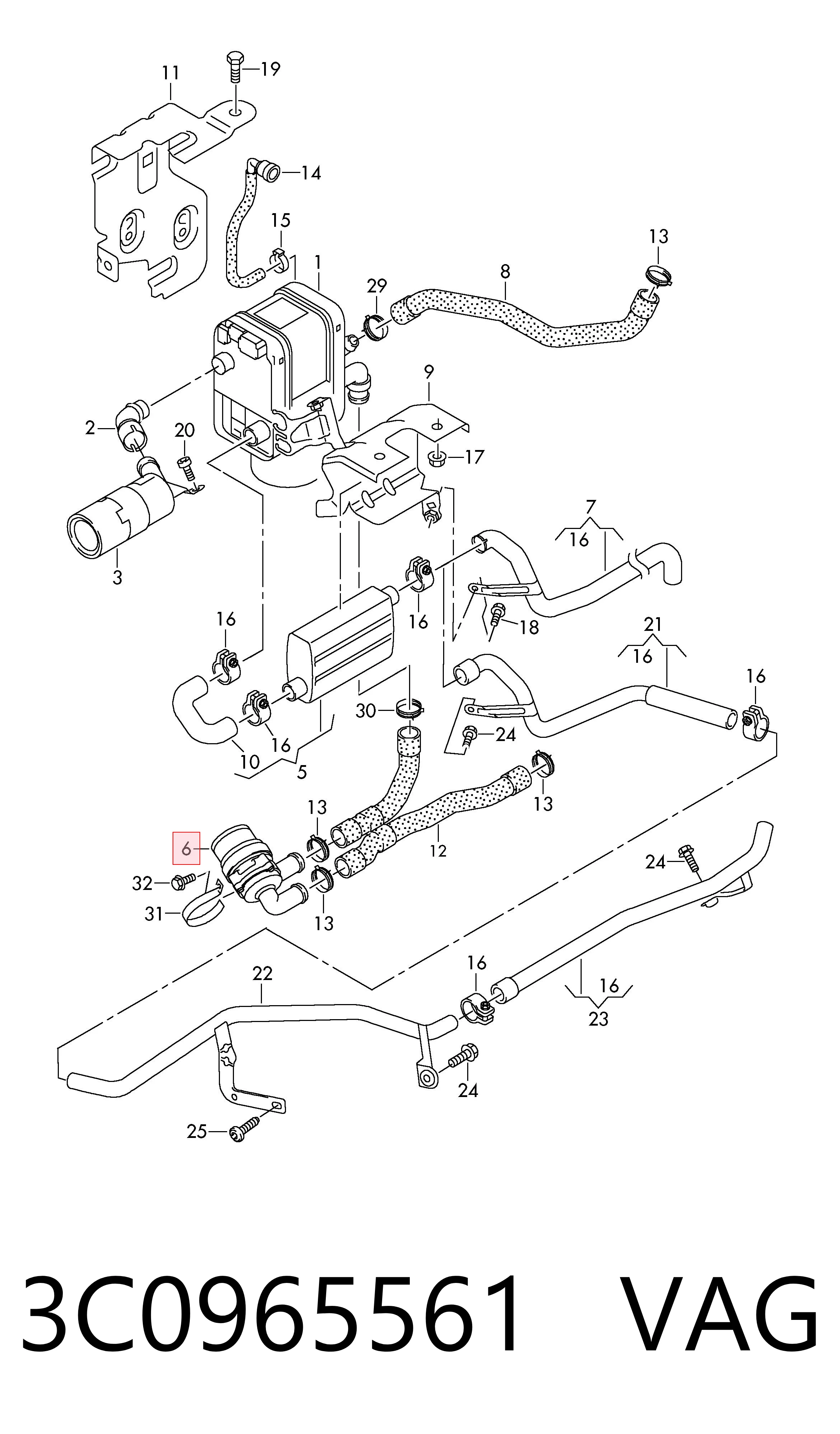 3C0965561 VAG