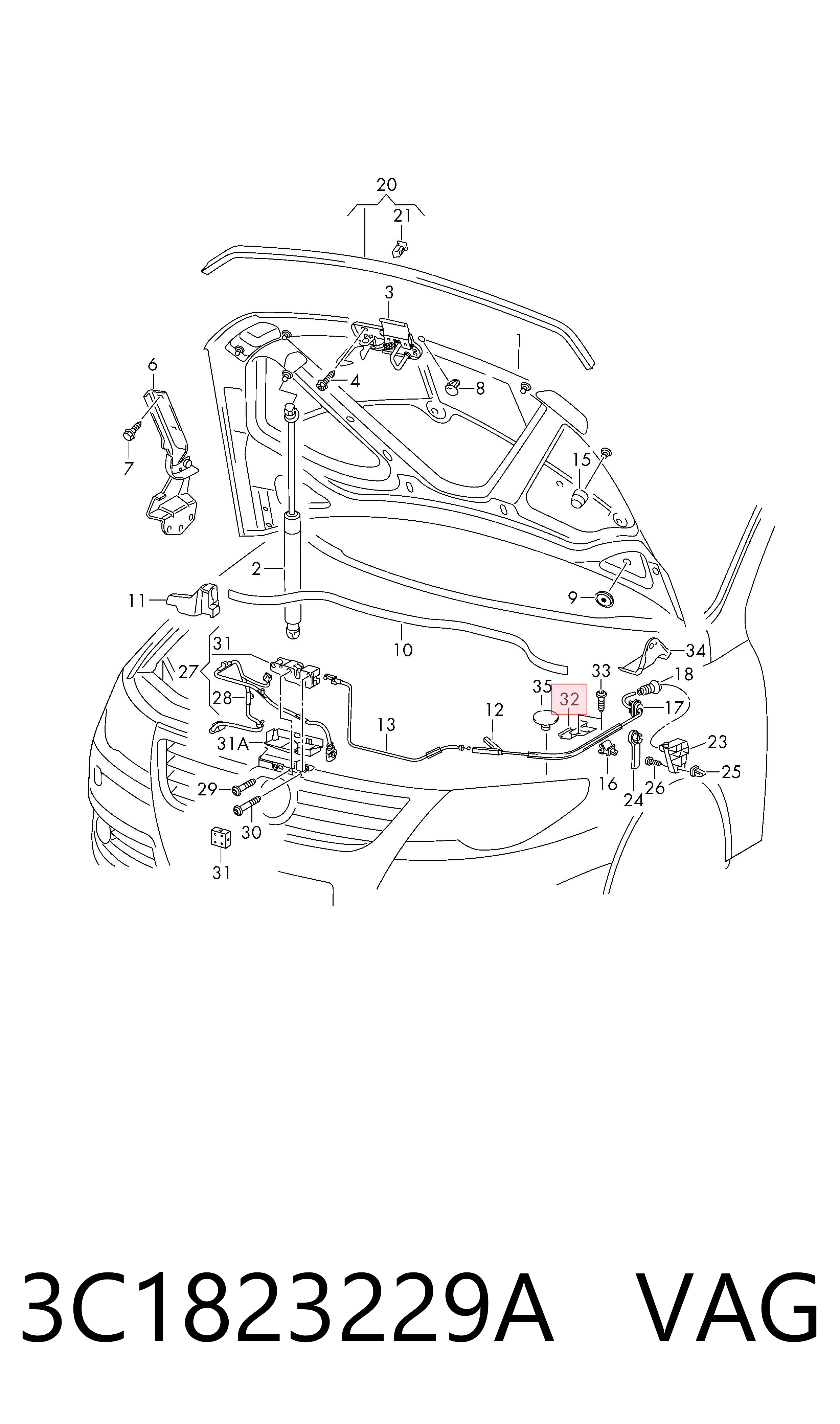 3C1823229A VAG 