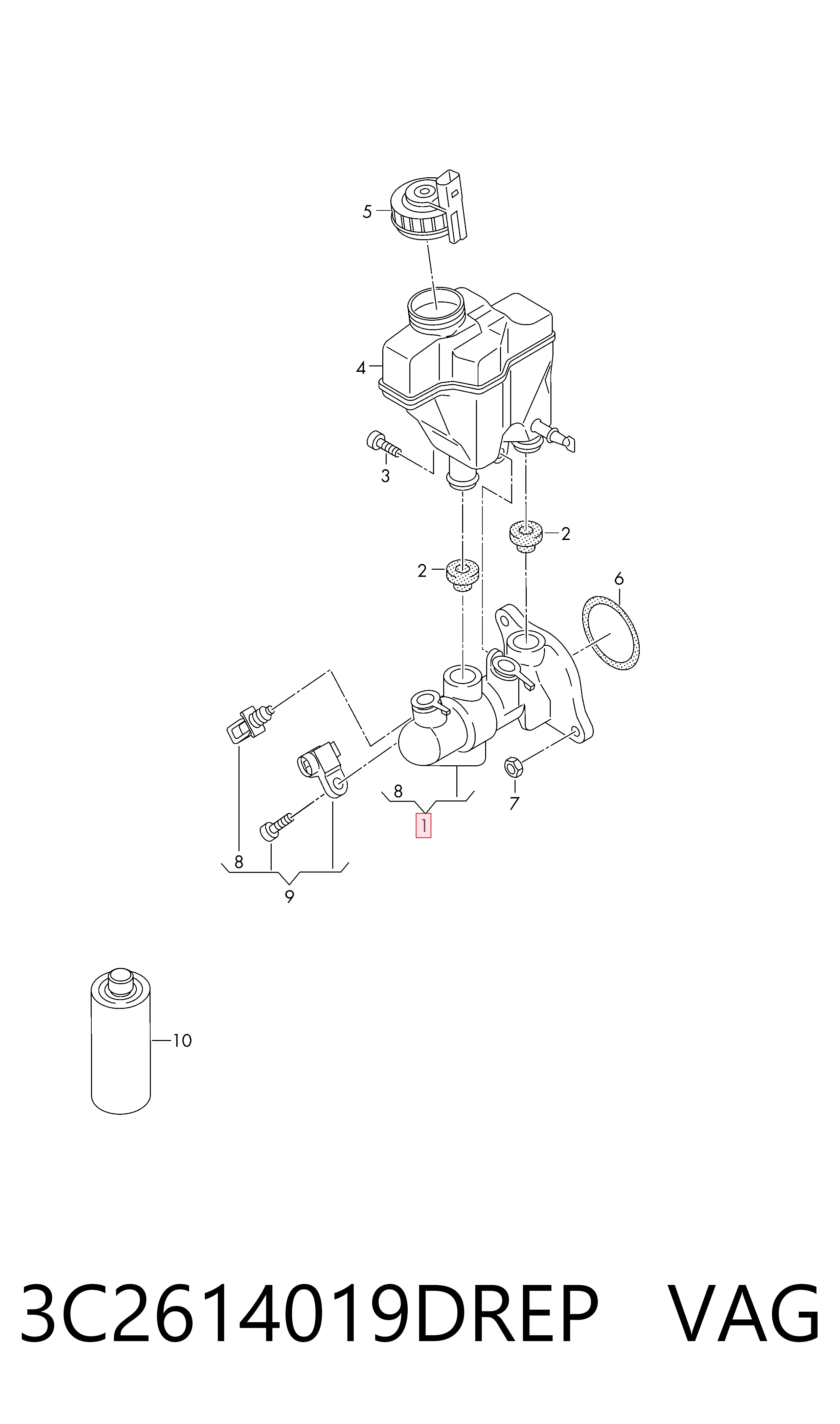 3C2614019DREP VAG