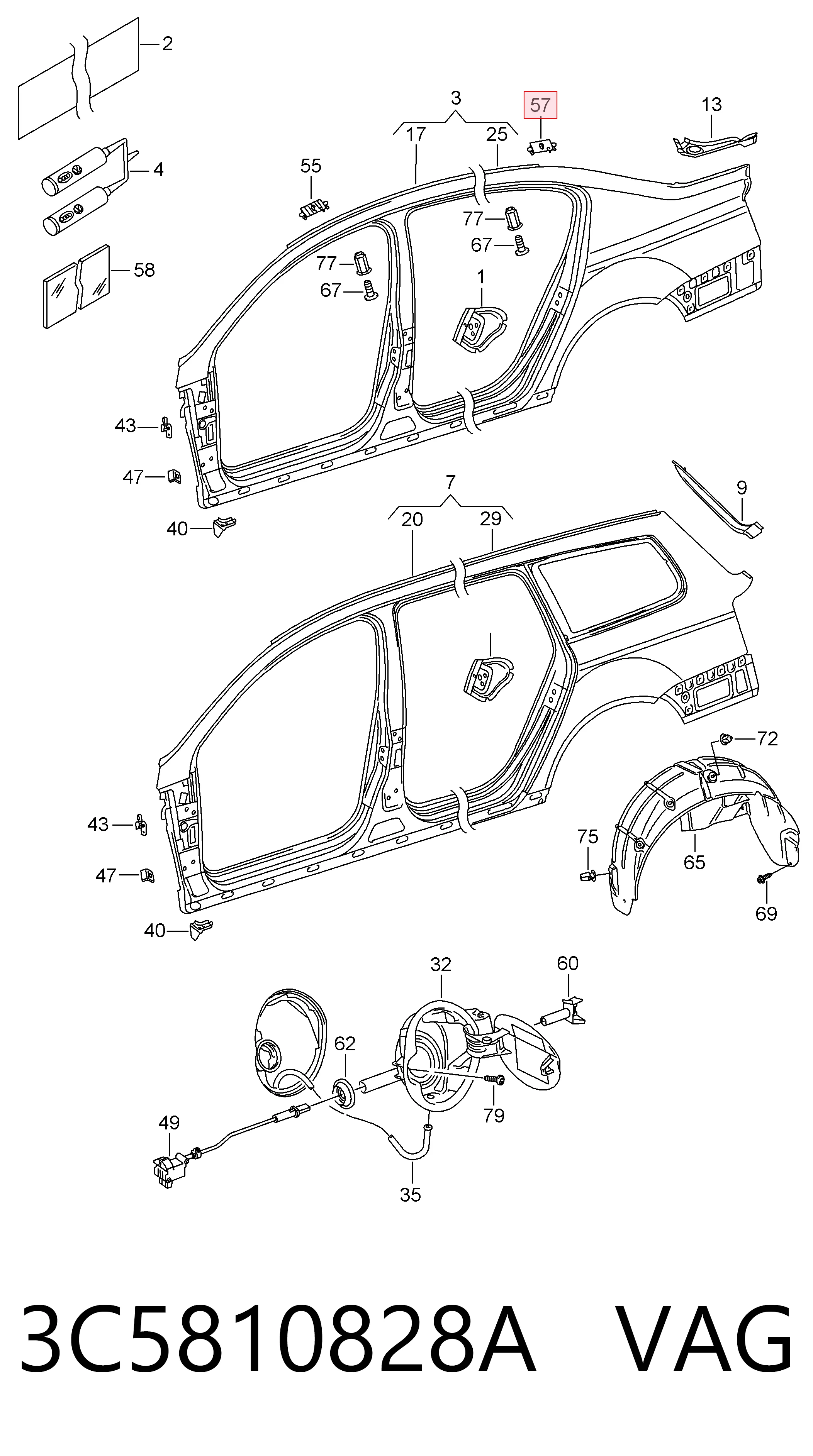 3C5810828A VAG