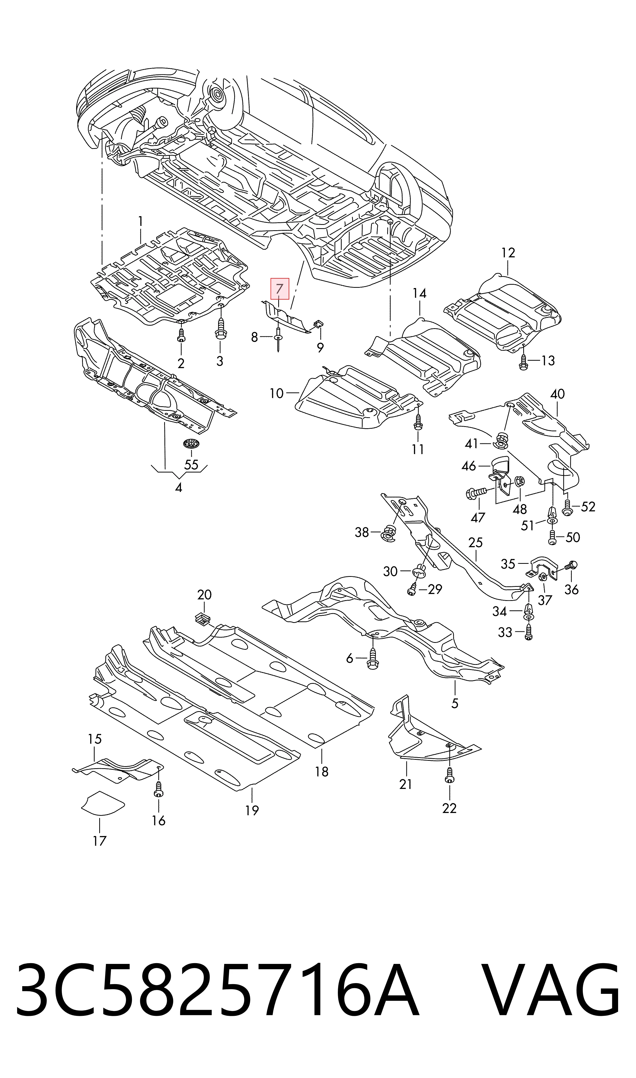3C5825716A VAG 