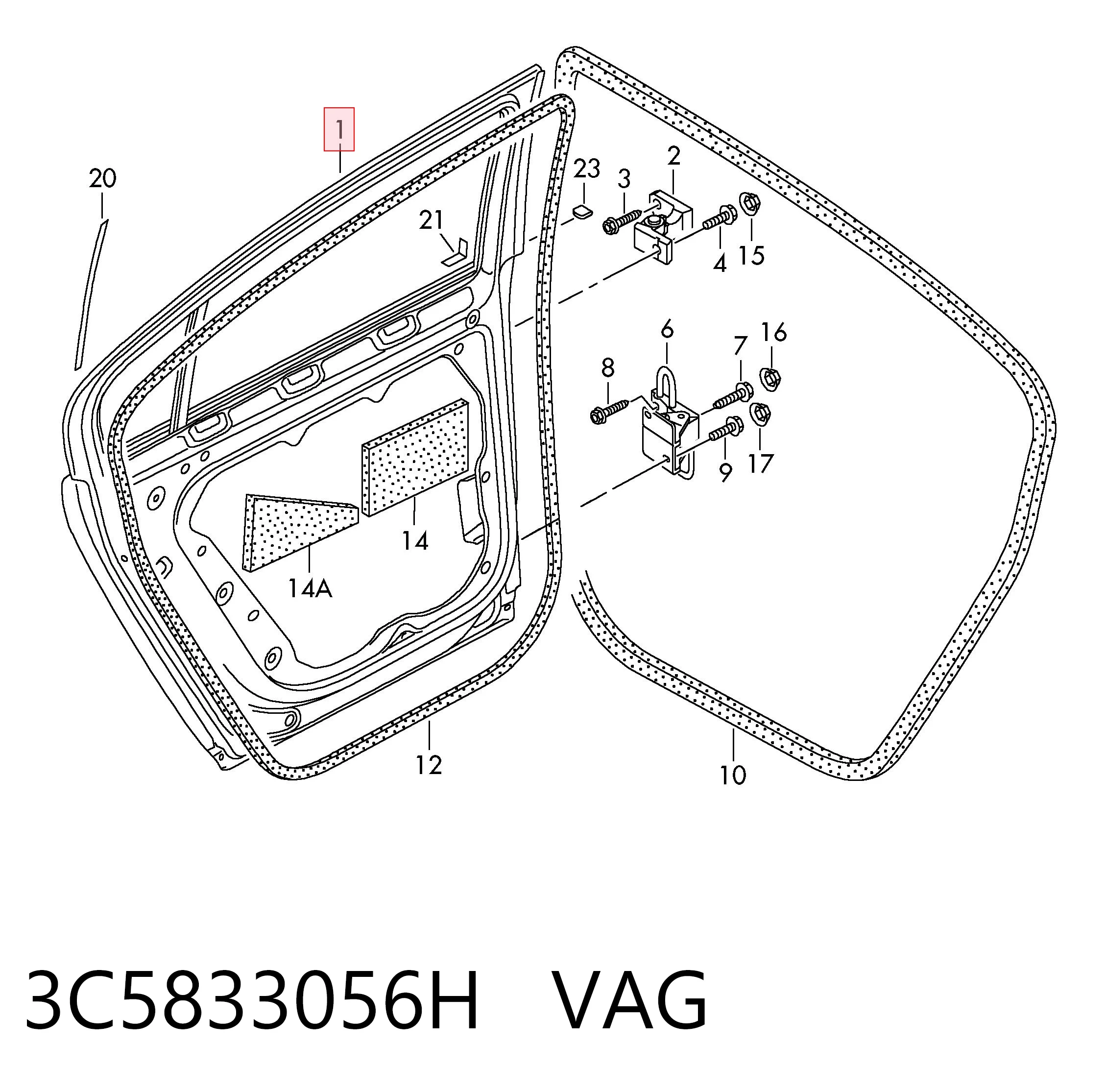 3C5833056H VAG