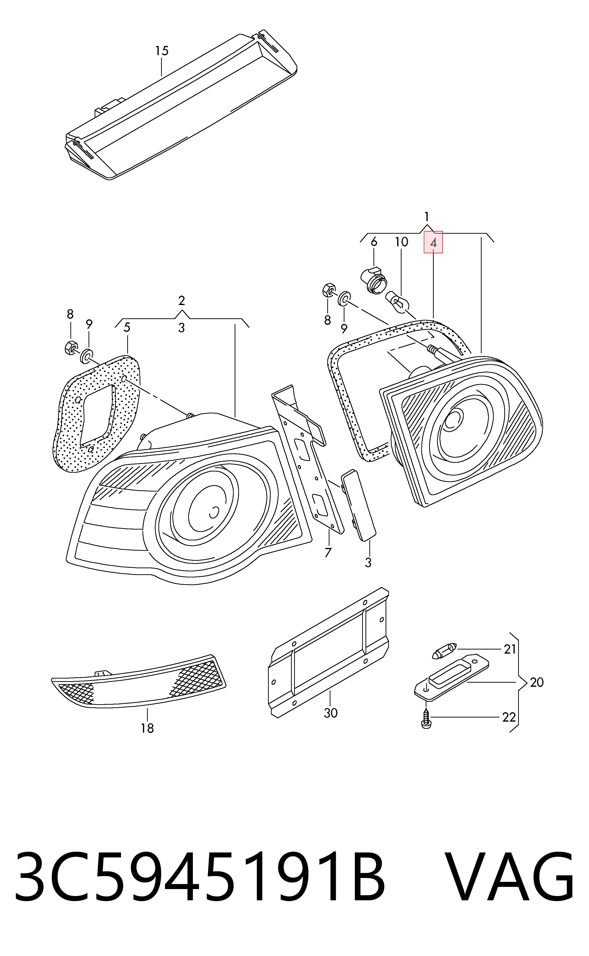 3C5945191B VAG