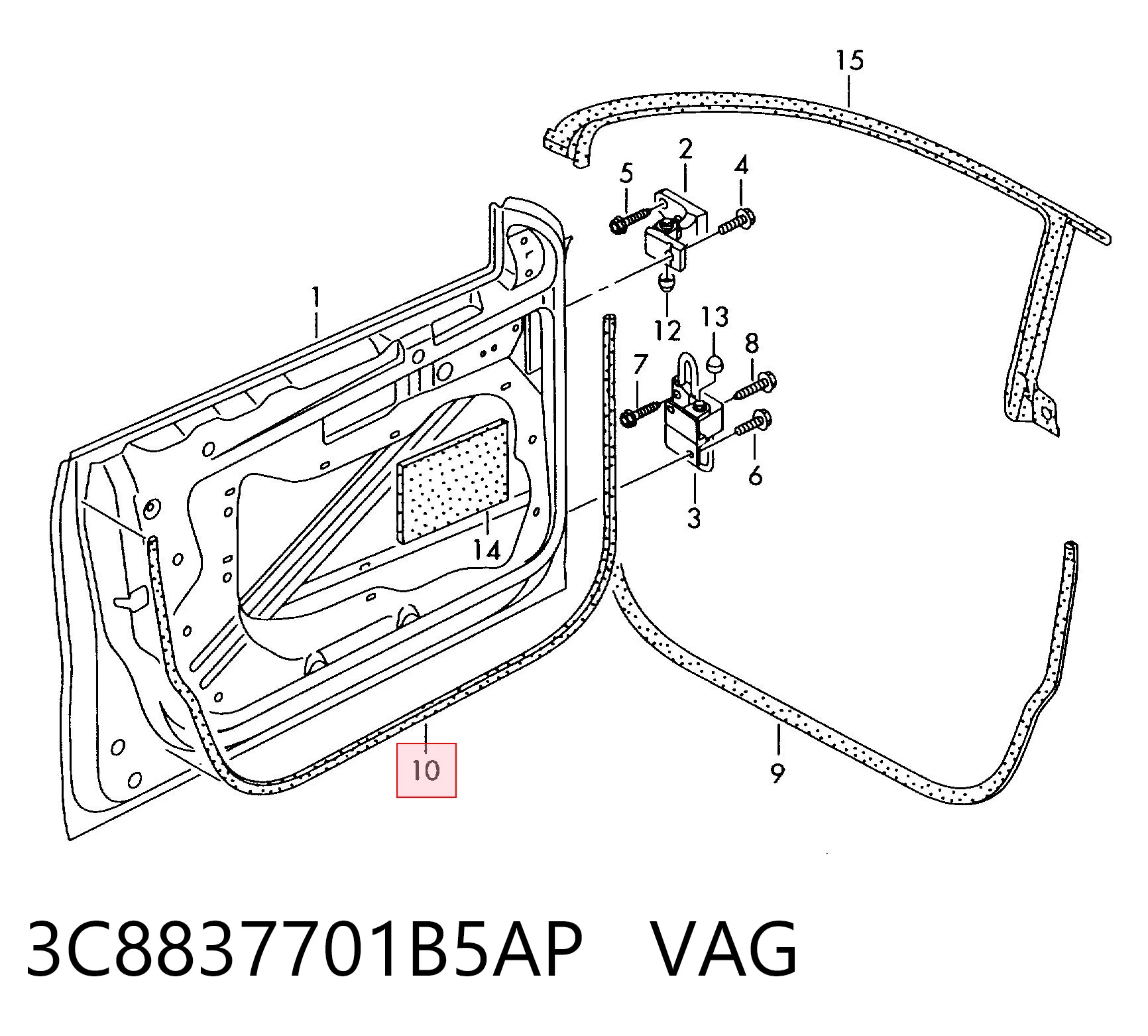 3C8837701B5AP VAG