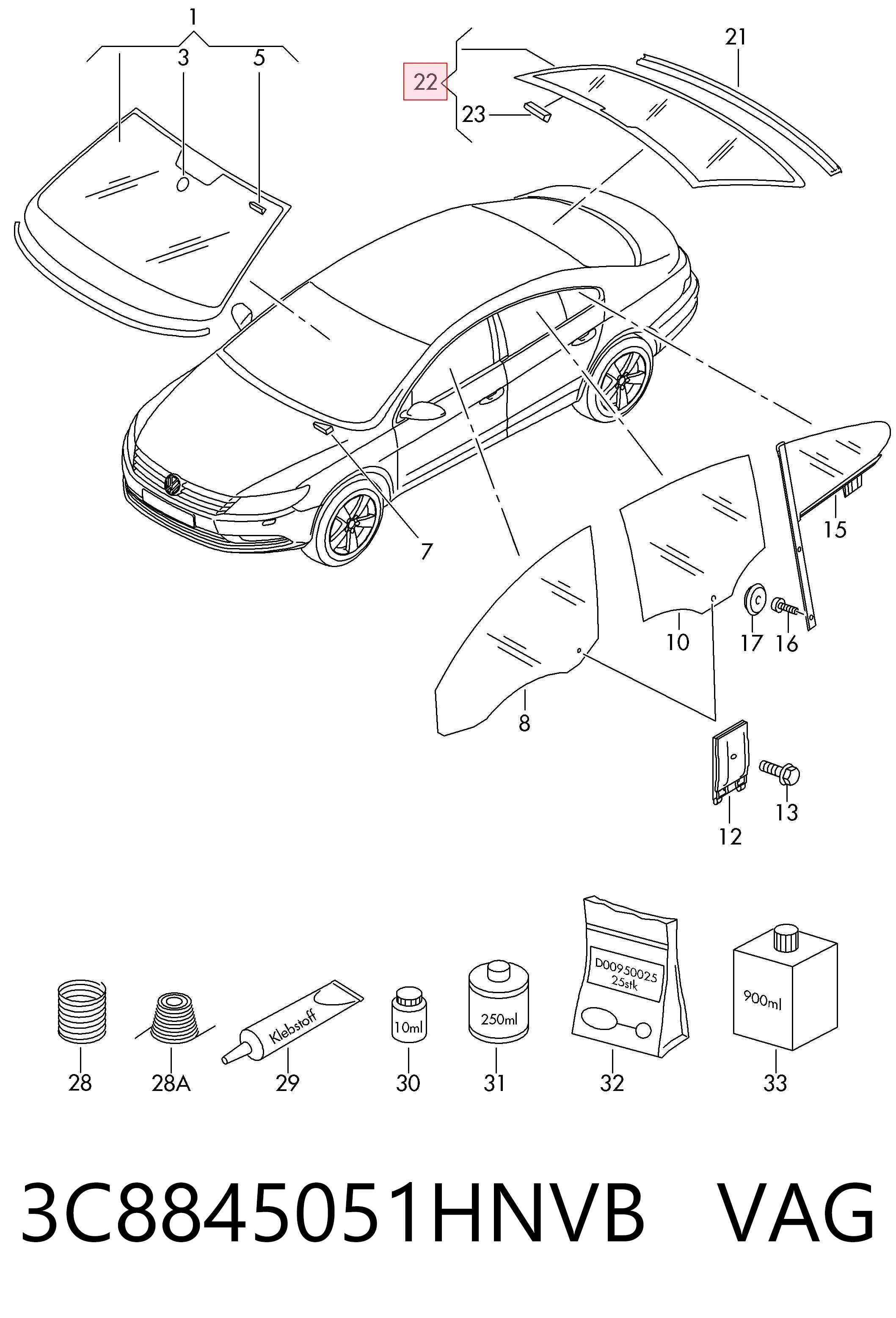 3C8845051HNVB VAG