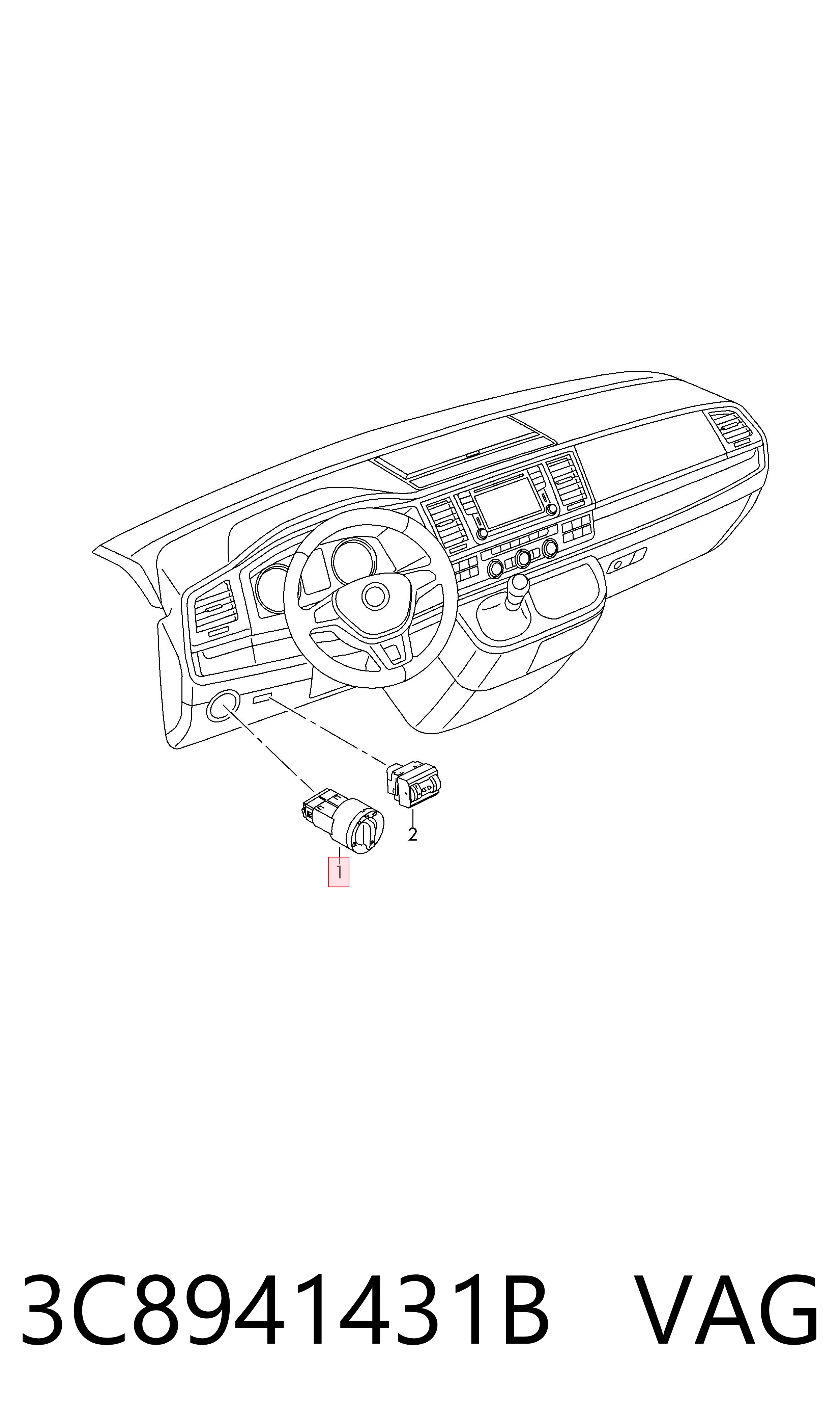 3C8941431B VAG