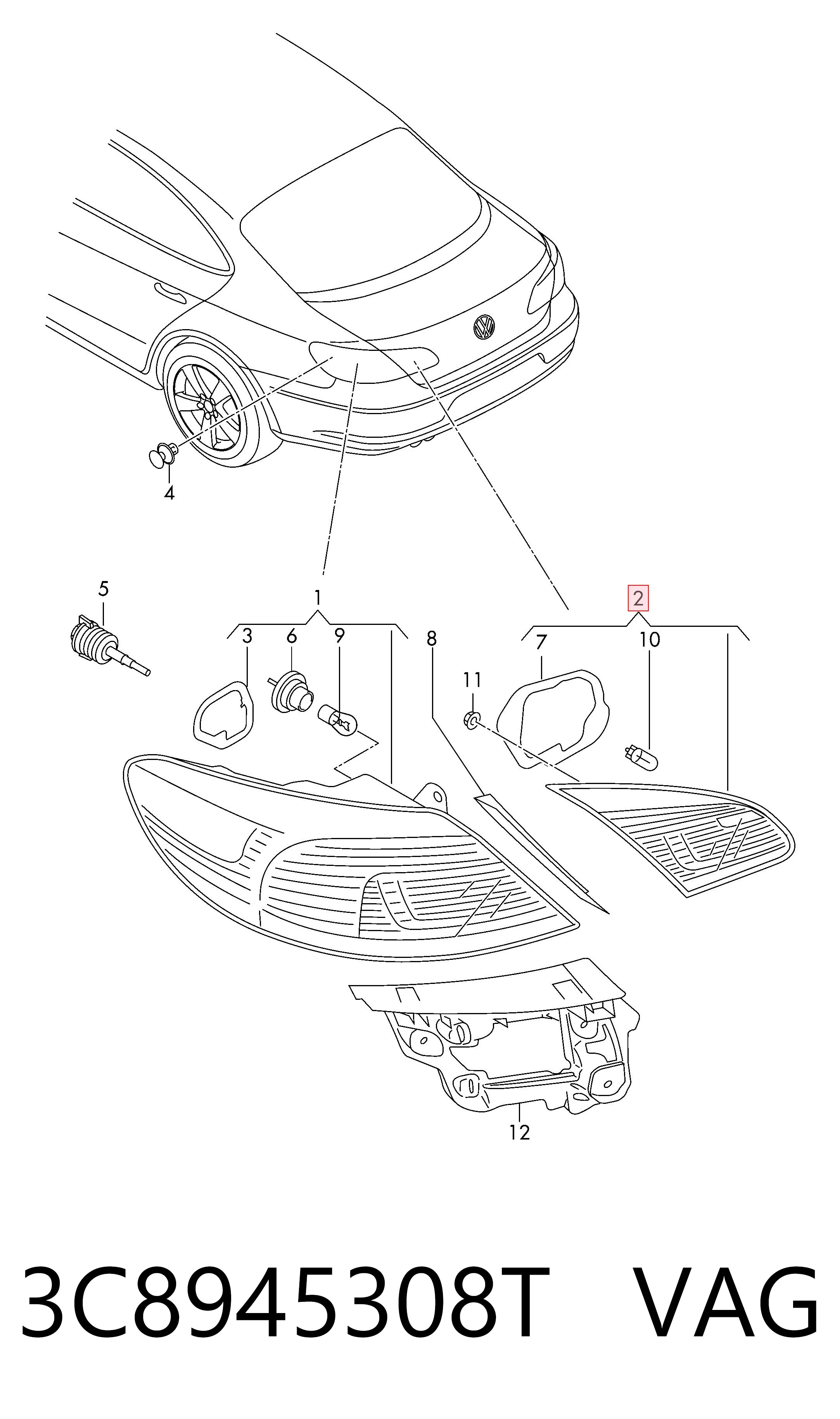 3C8945308T VAG