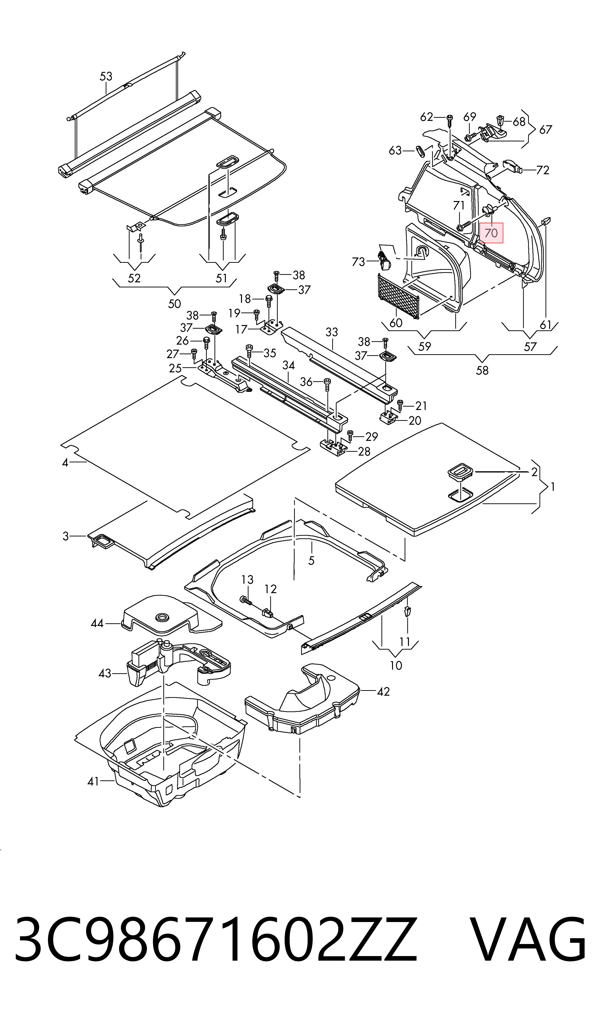 3C98671602ZZ VAG