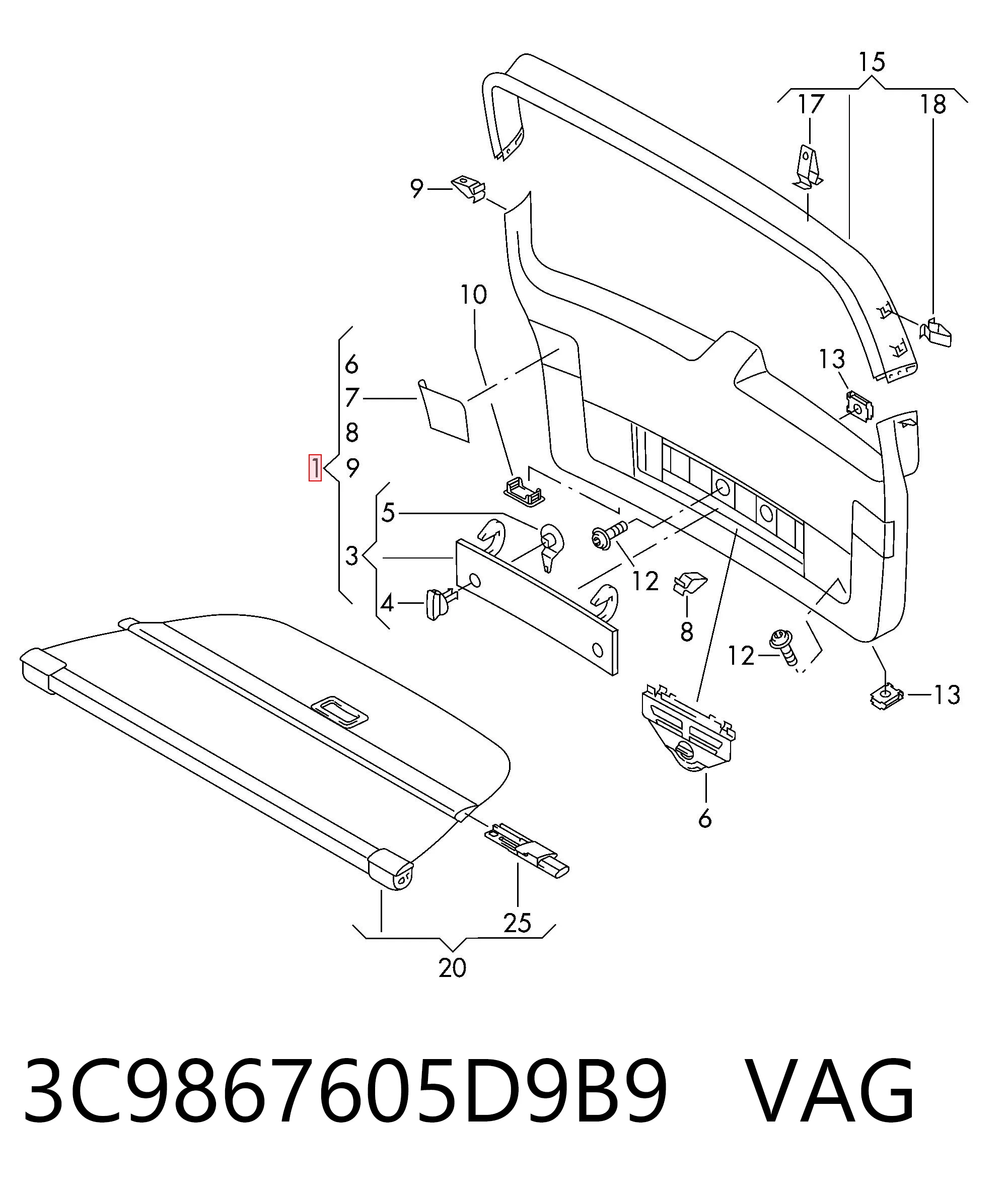3C9867605D9B9 VAG