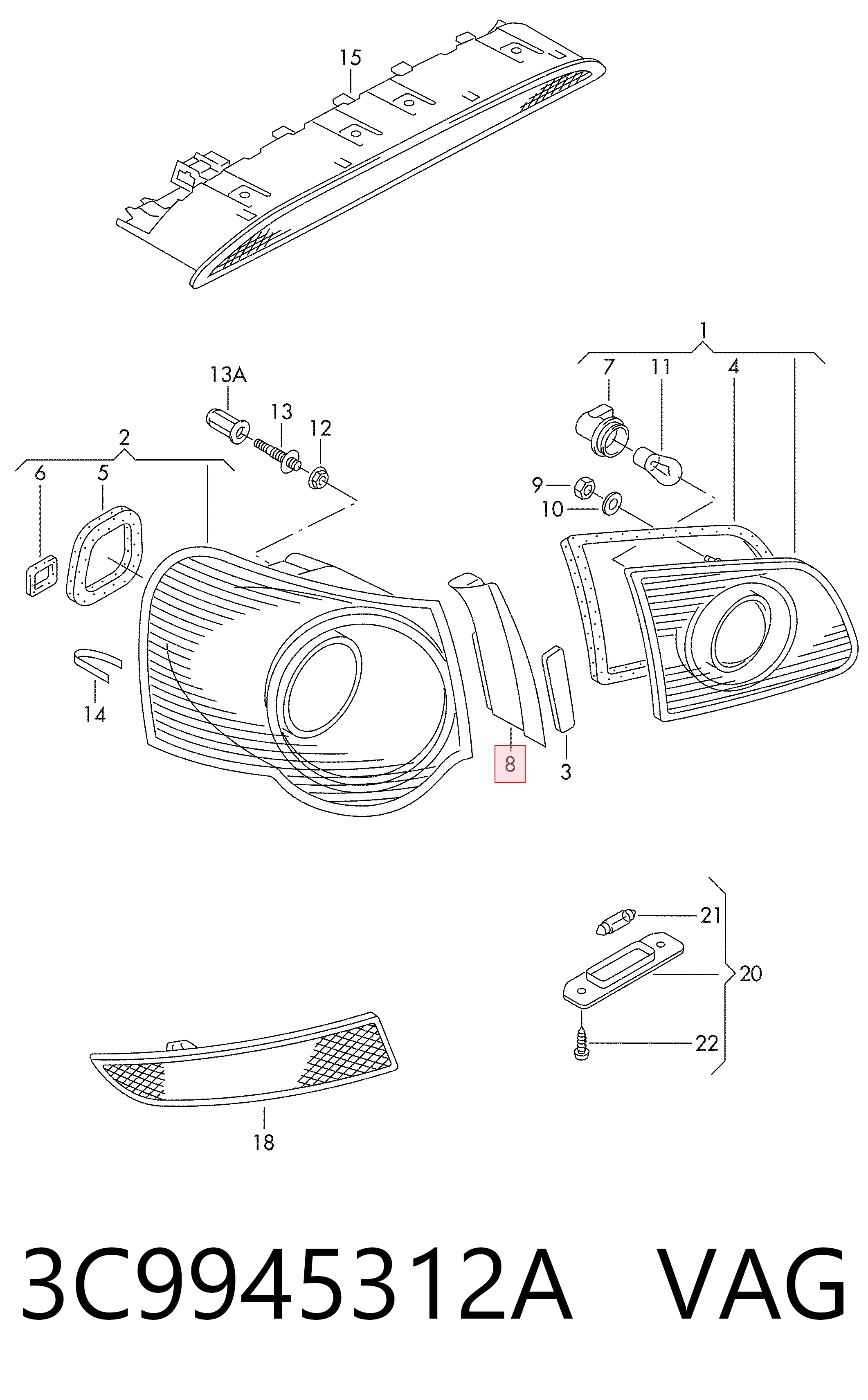 3C9945312A VAG 