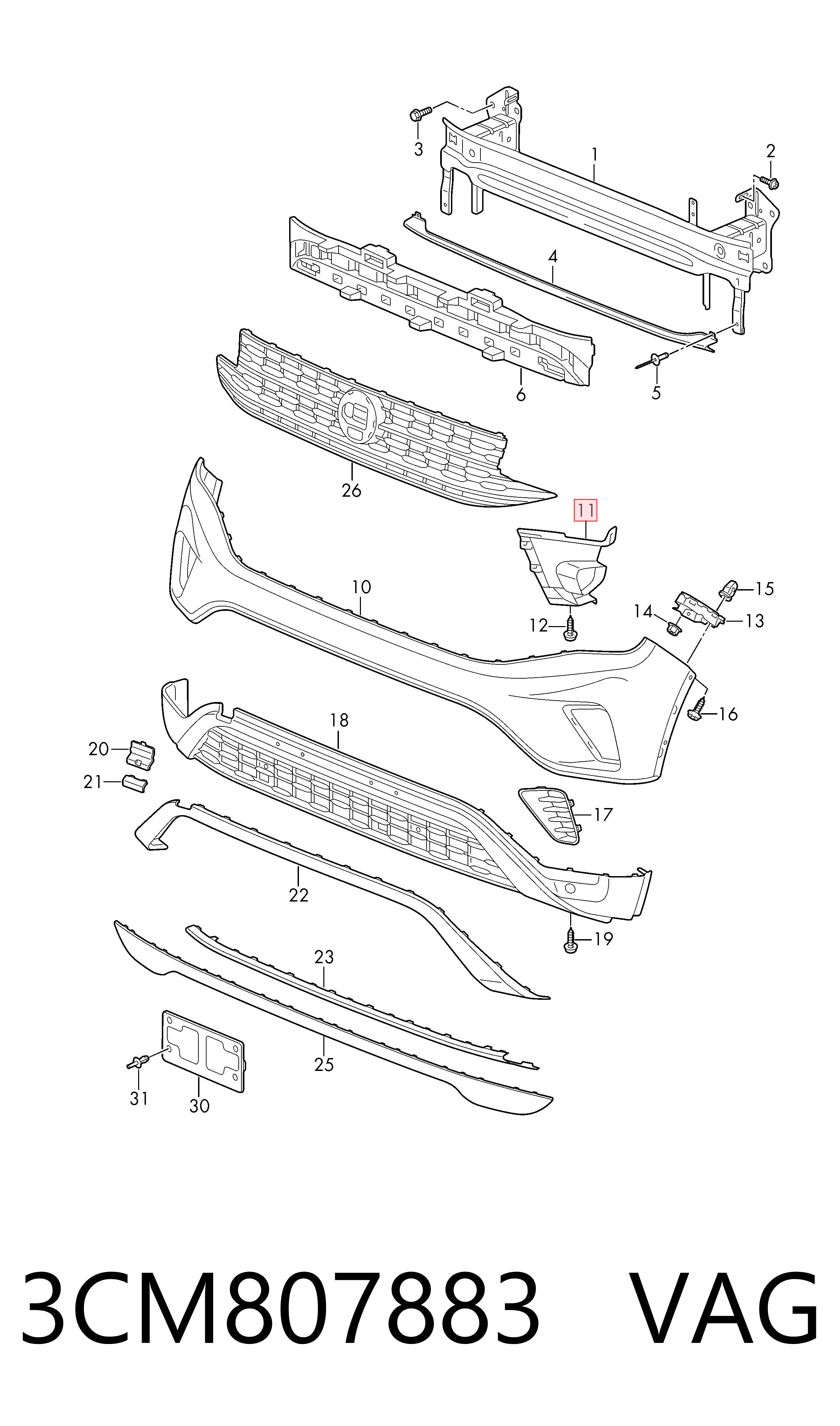 3CM807883 VAG