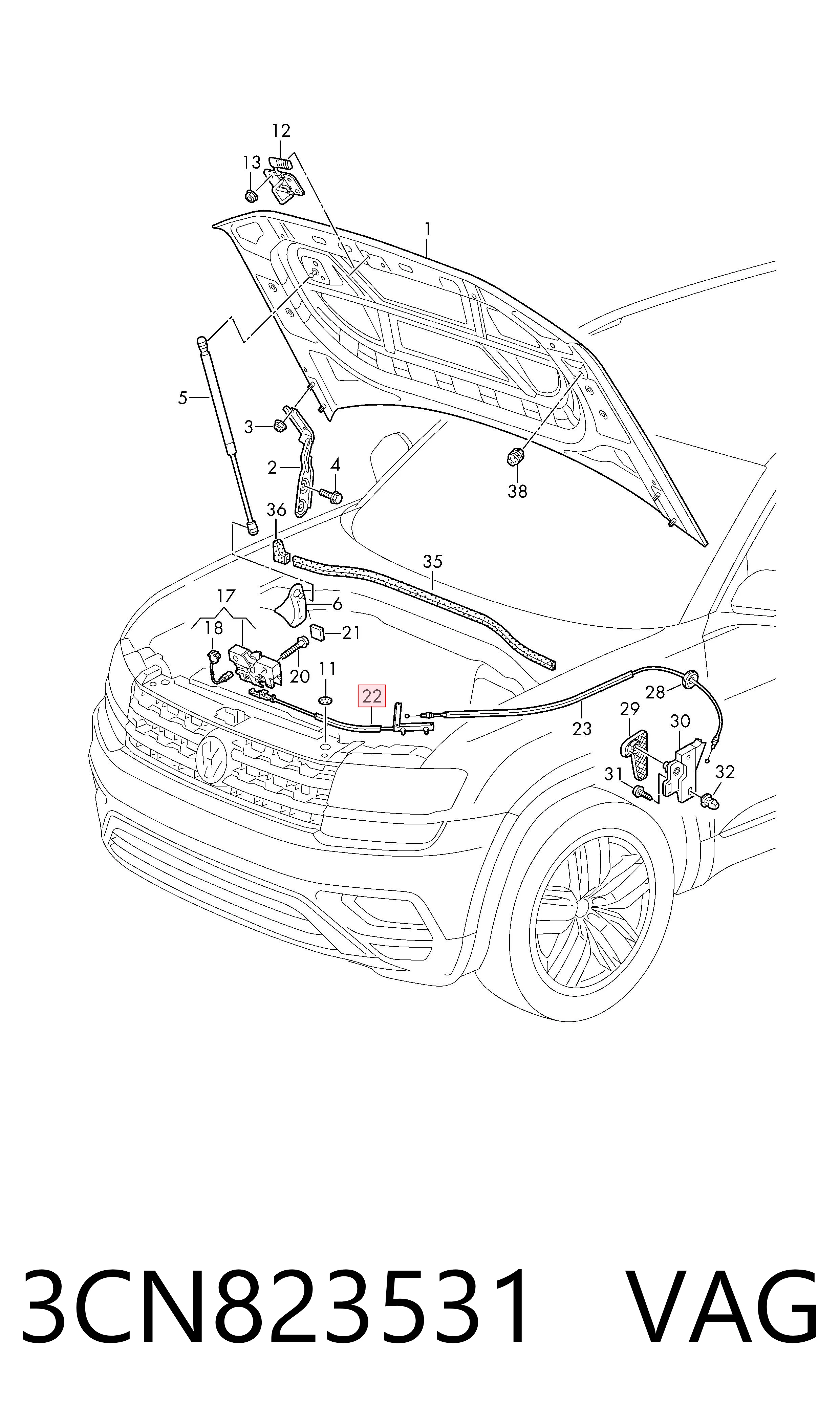 3CN823531 VAG