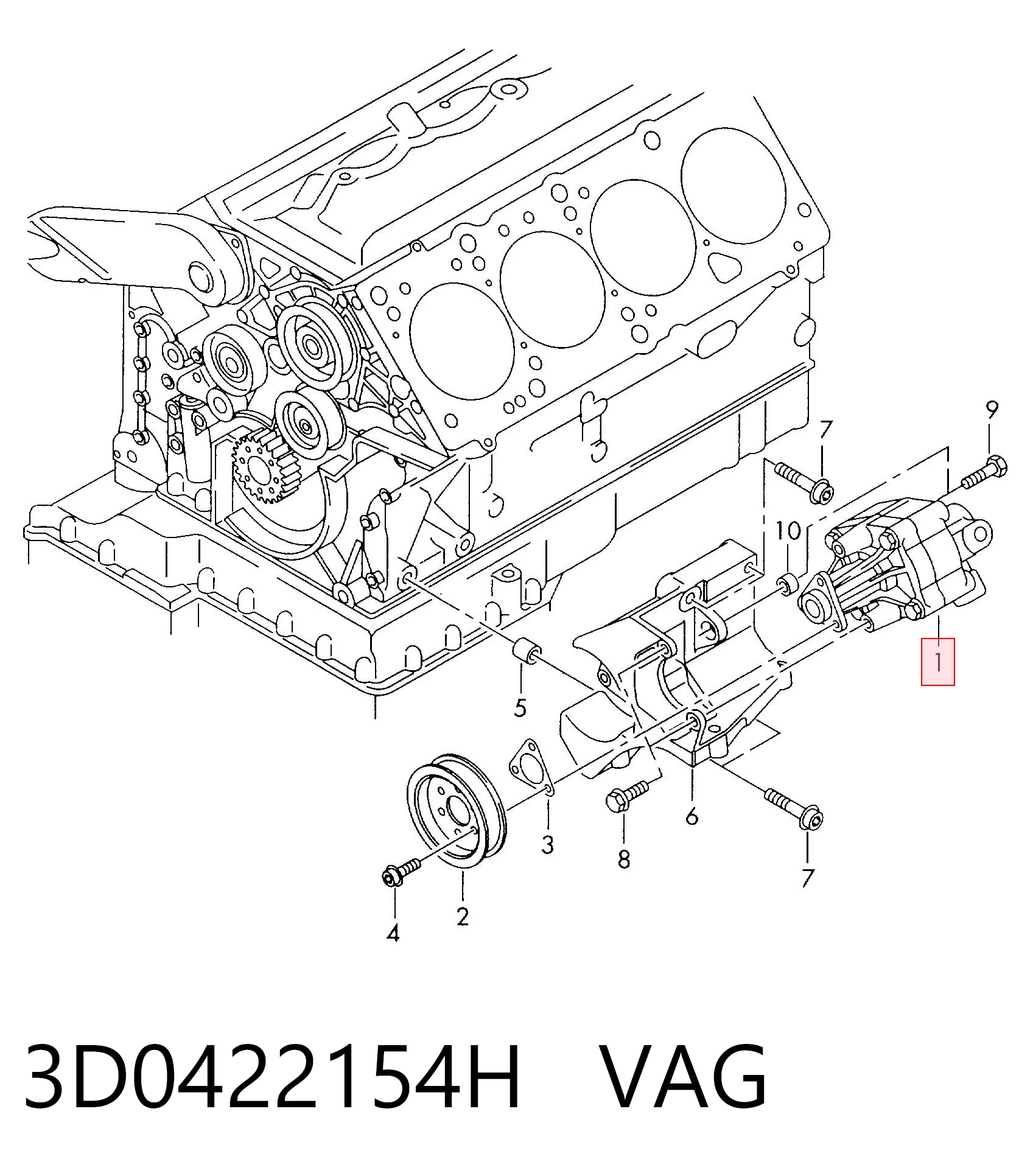 3D0422154H VAG