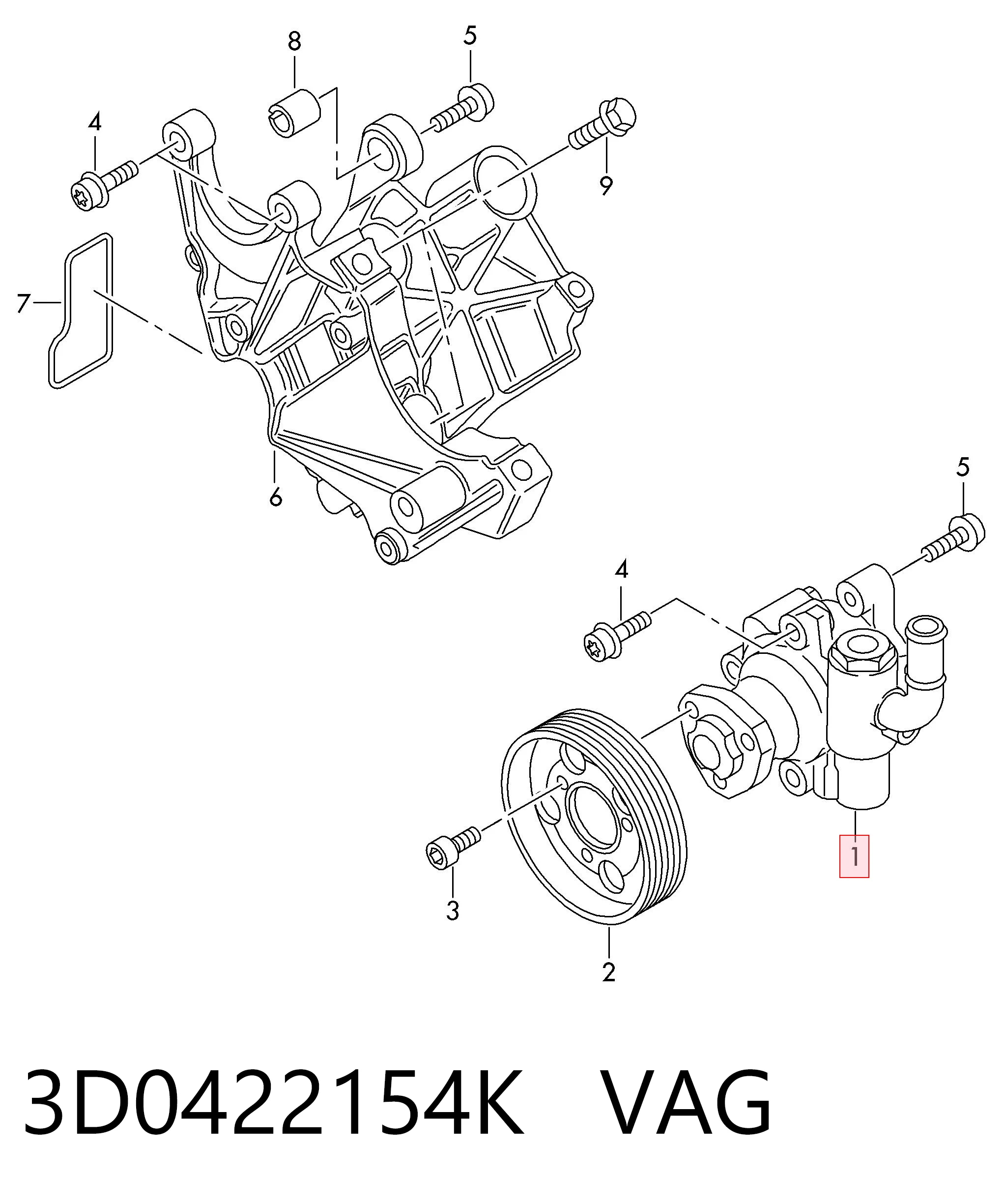 3D0422154K VAG