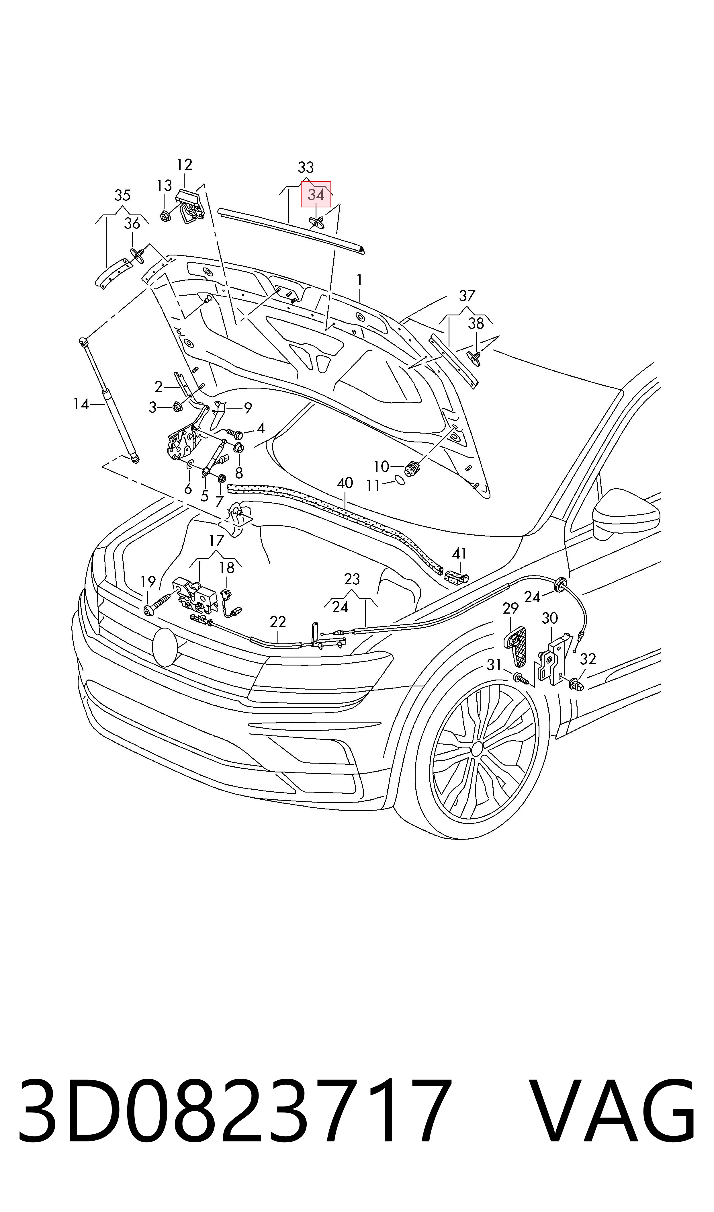  VAG 3D0823717 precio, desde 1,97 EUR