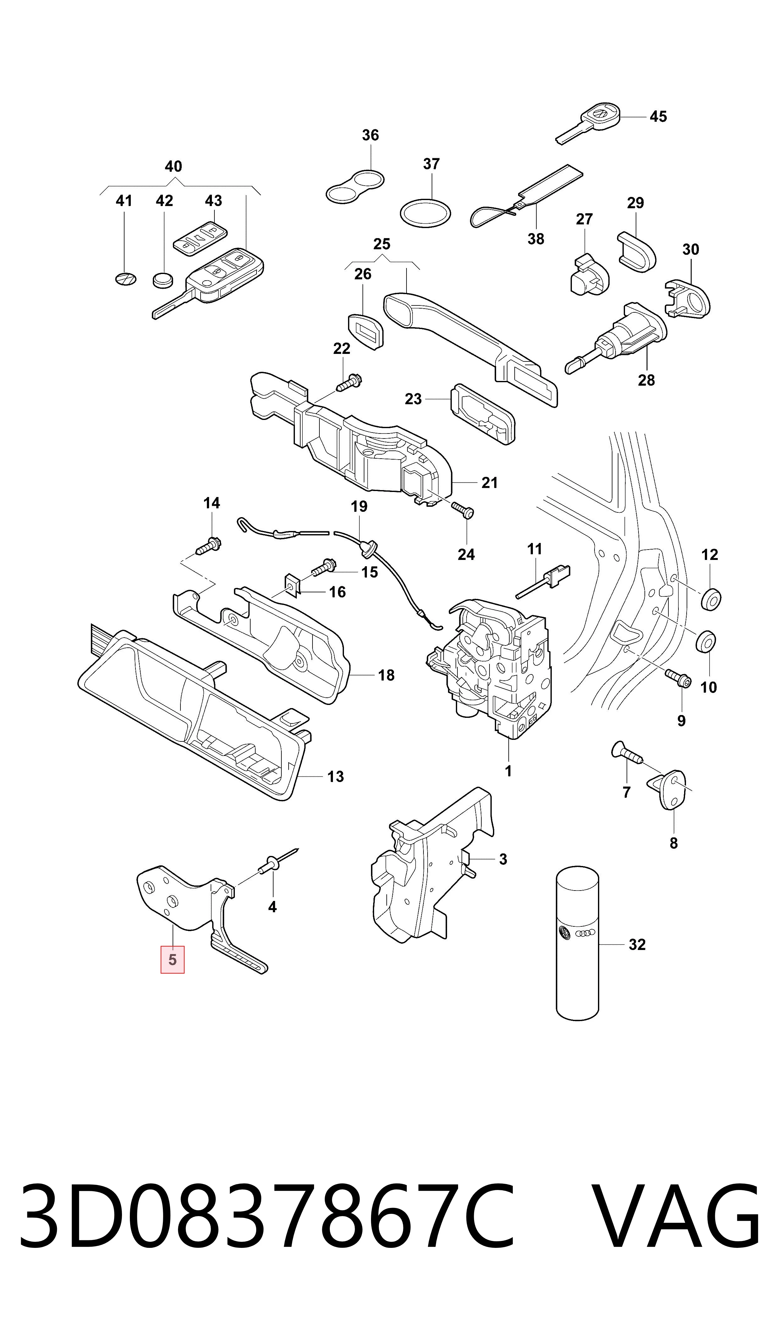 3D0837867C VAG