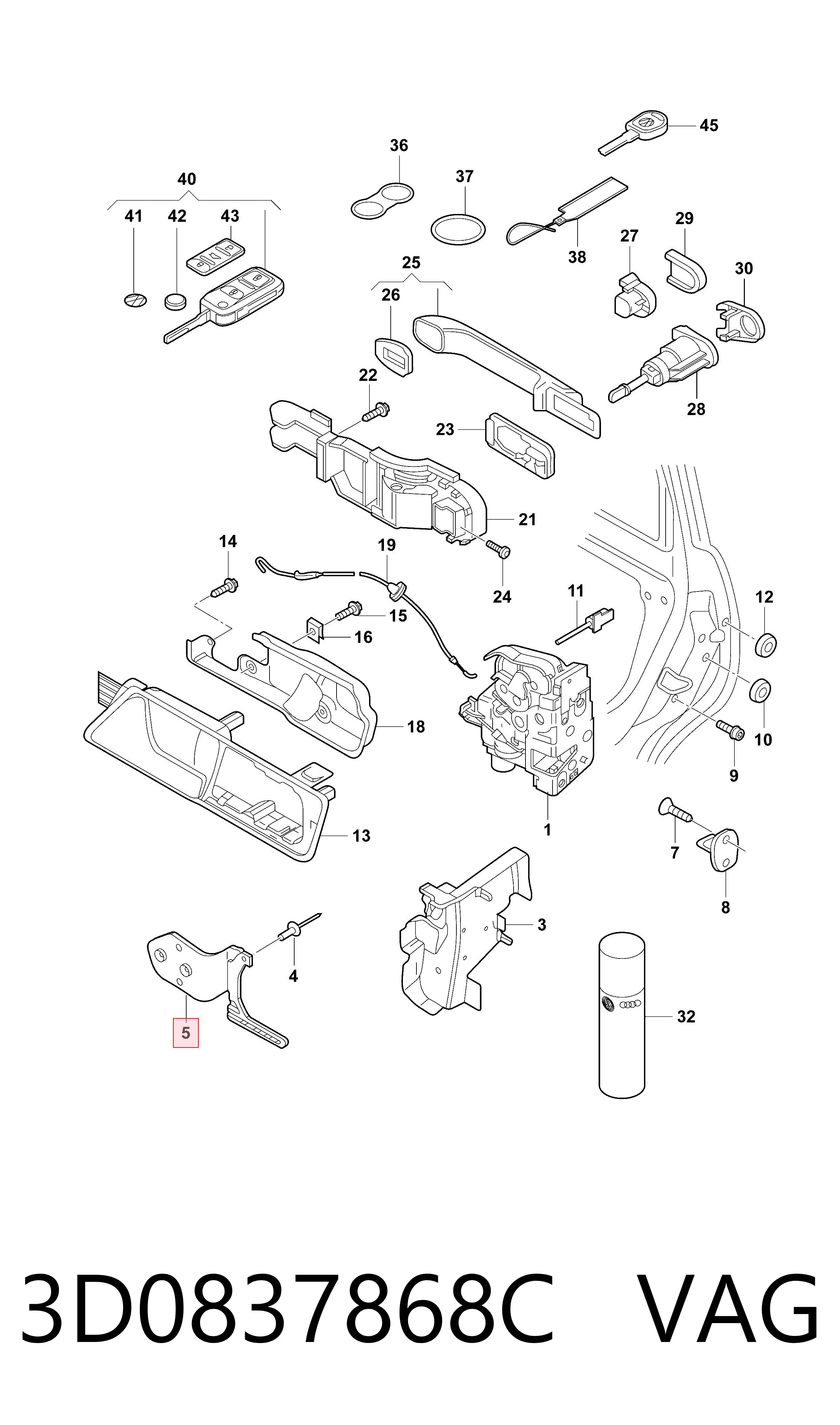 3D0837868C VAG