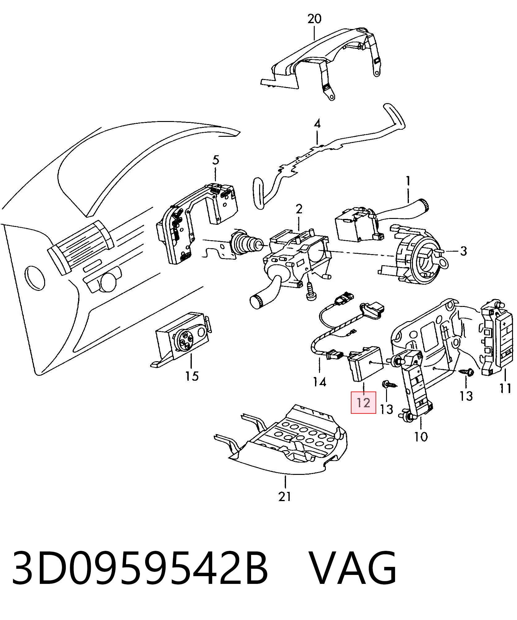3D0959542B VAG