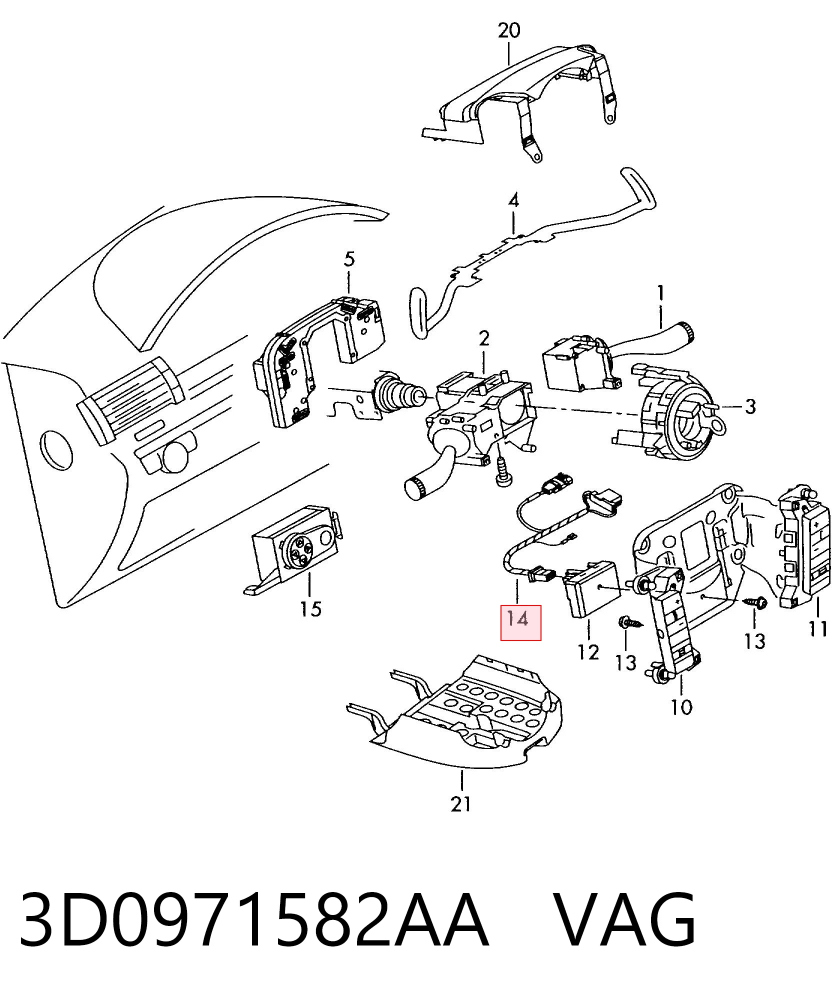 3D0971582AA VAG