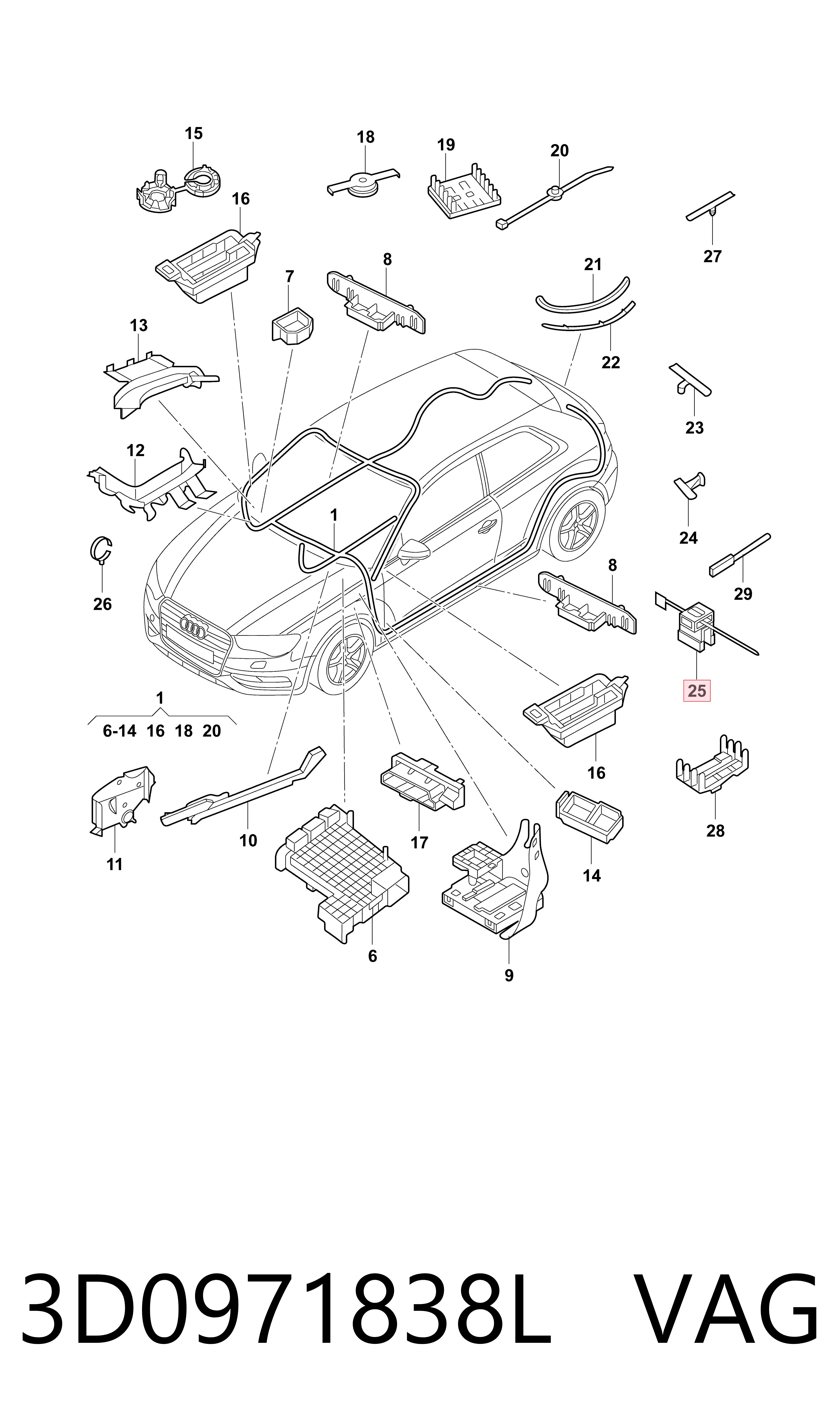 Comprar 3D0971838L VAG 