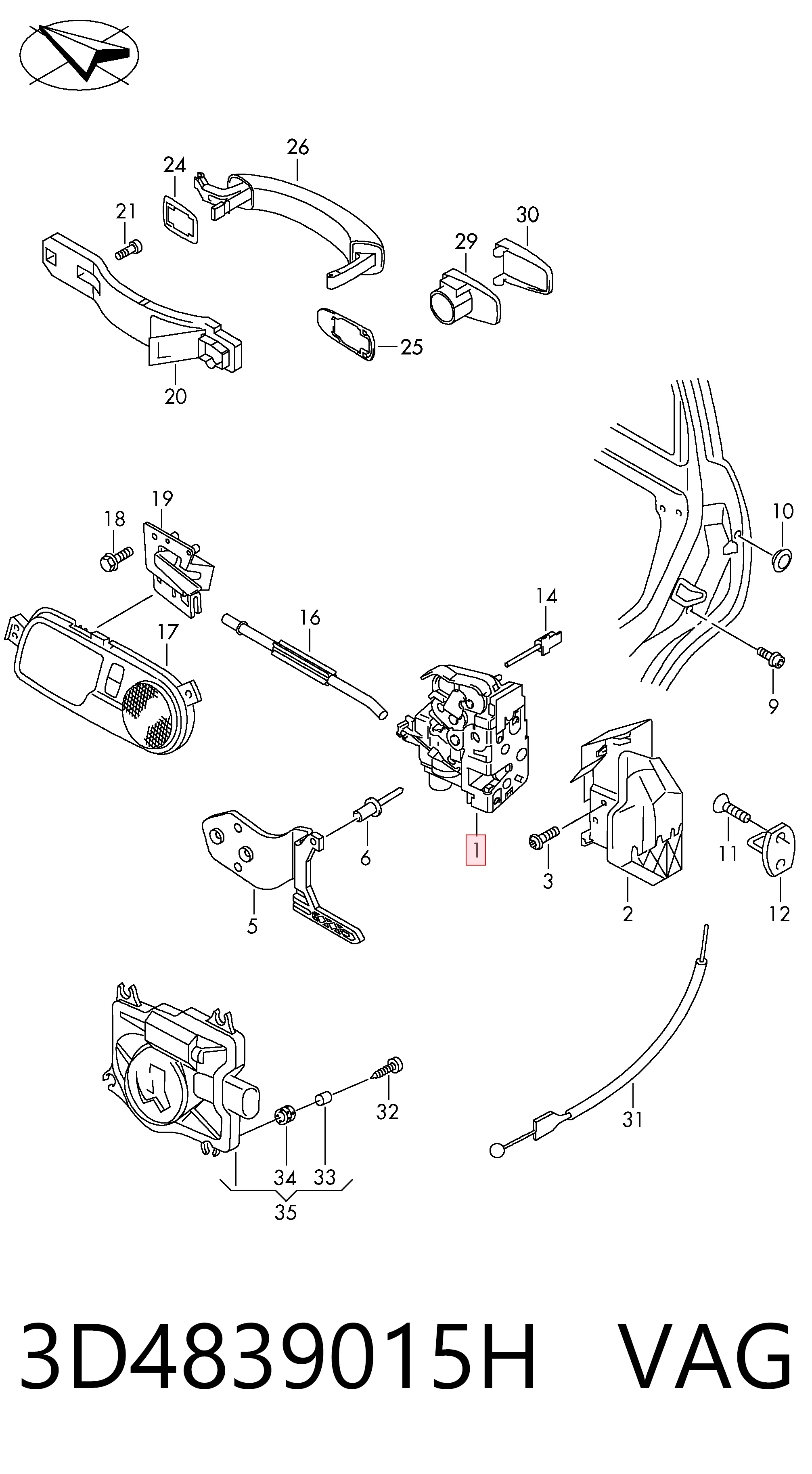 3D4839015H VAG