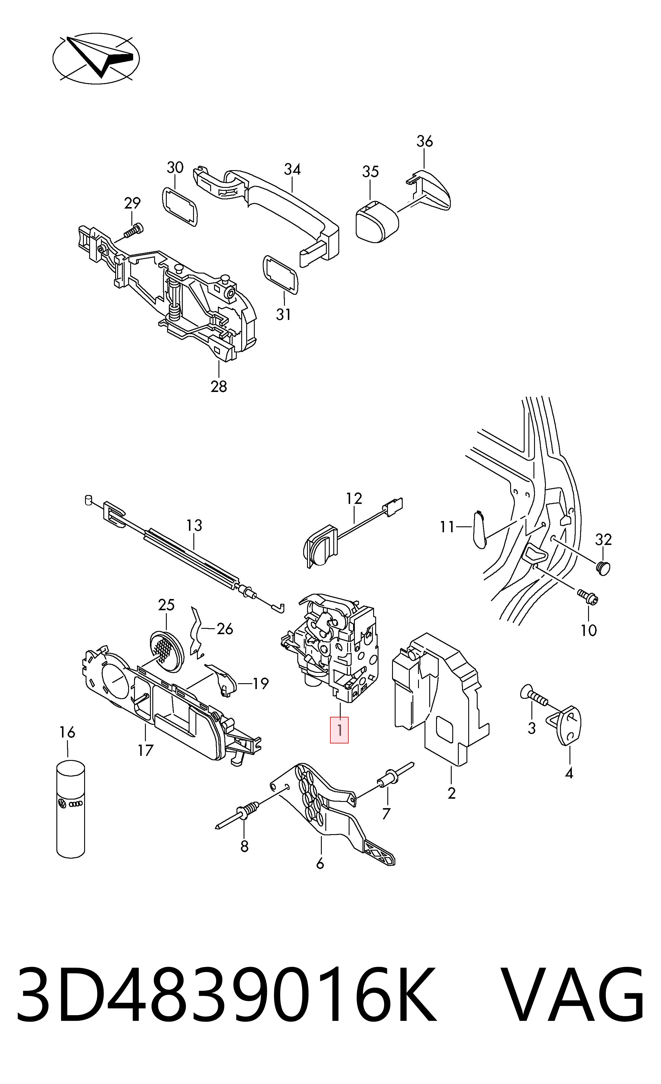 3D4839016K VAG