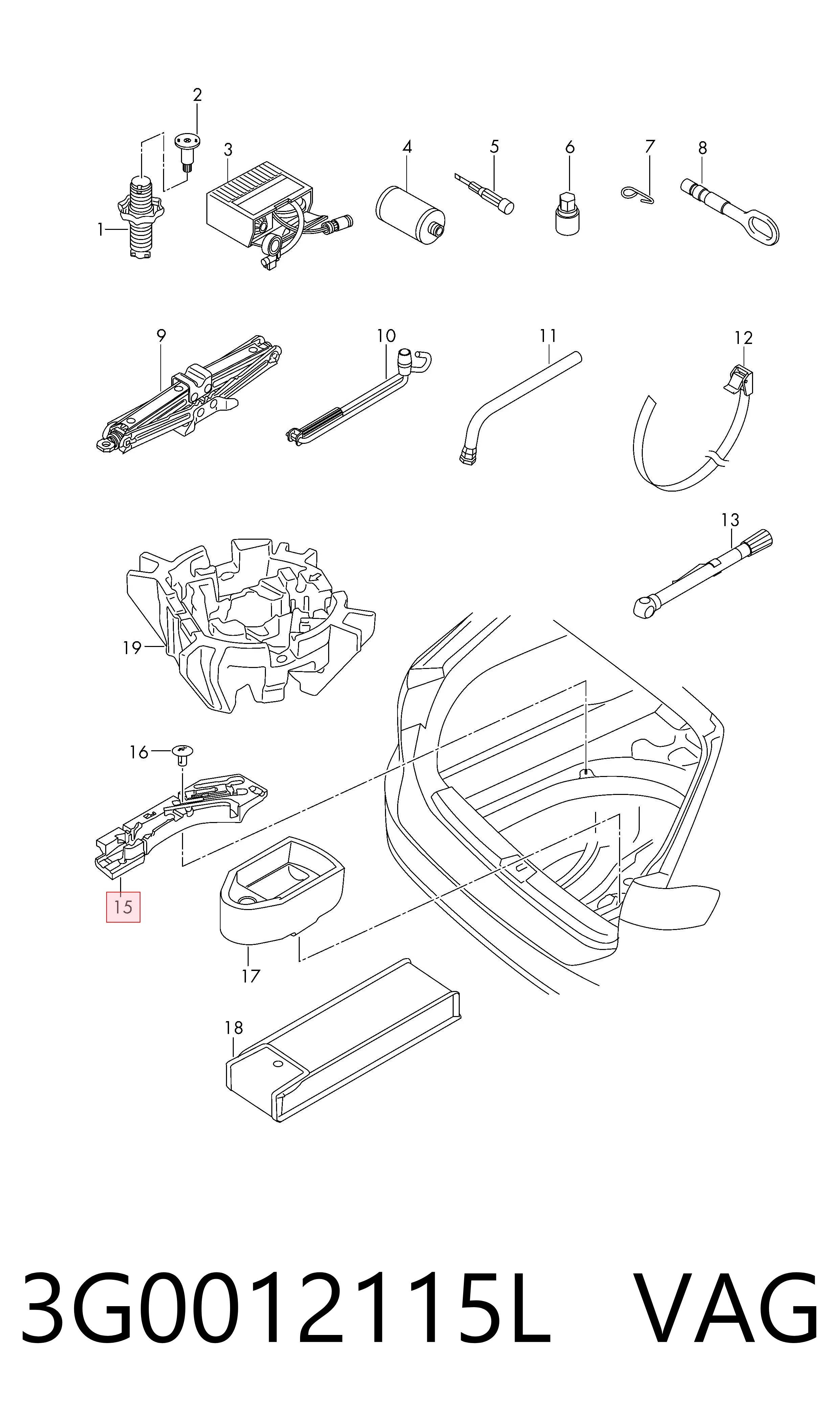 3G0012115L VAG 