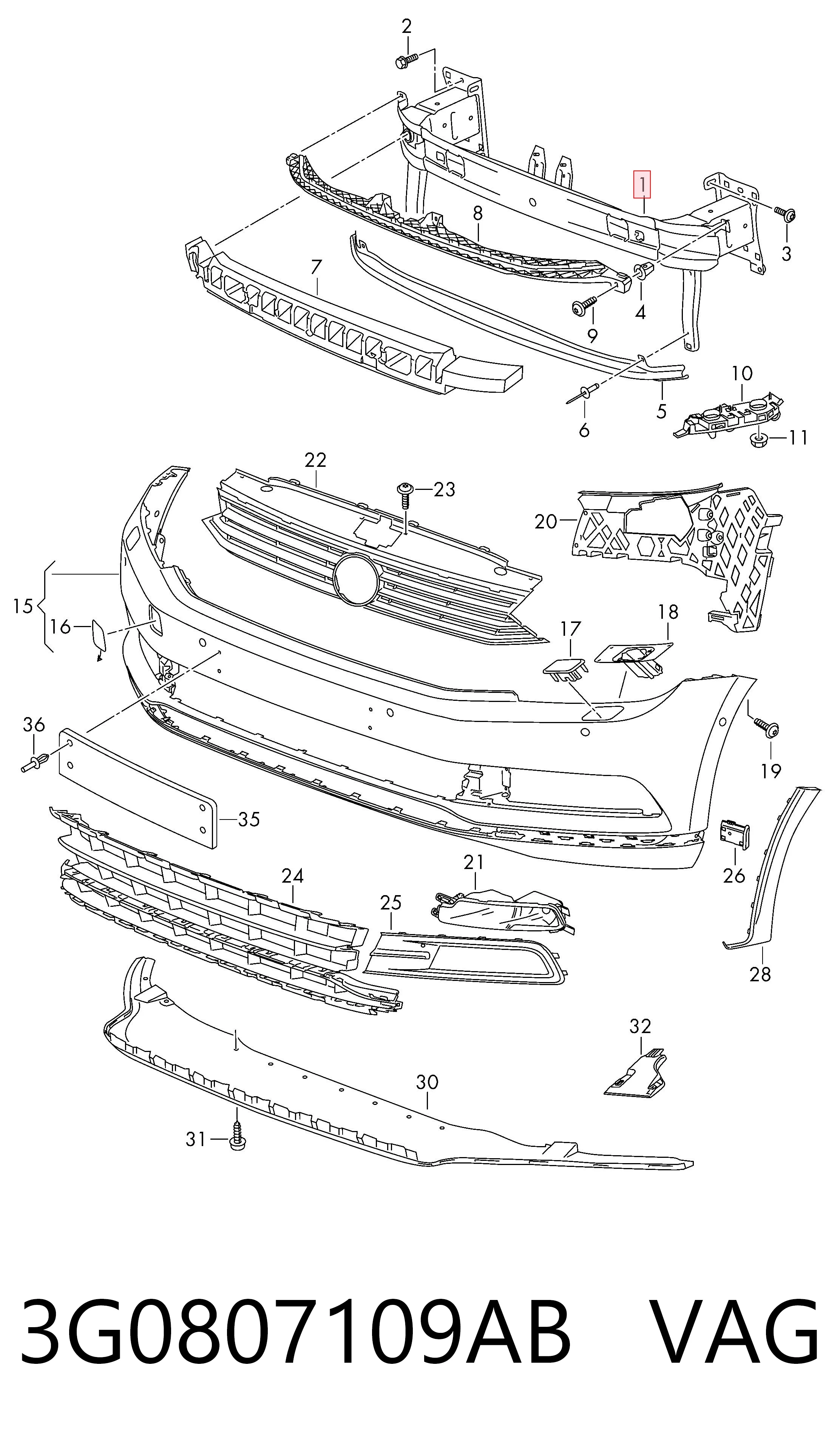 3G0807109AB VAG