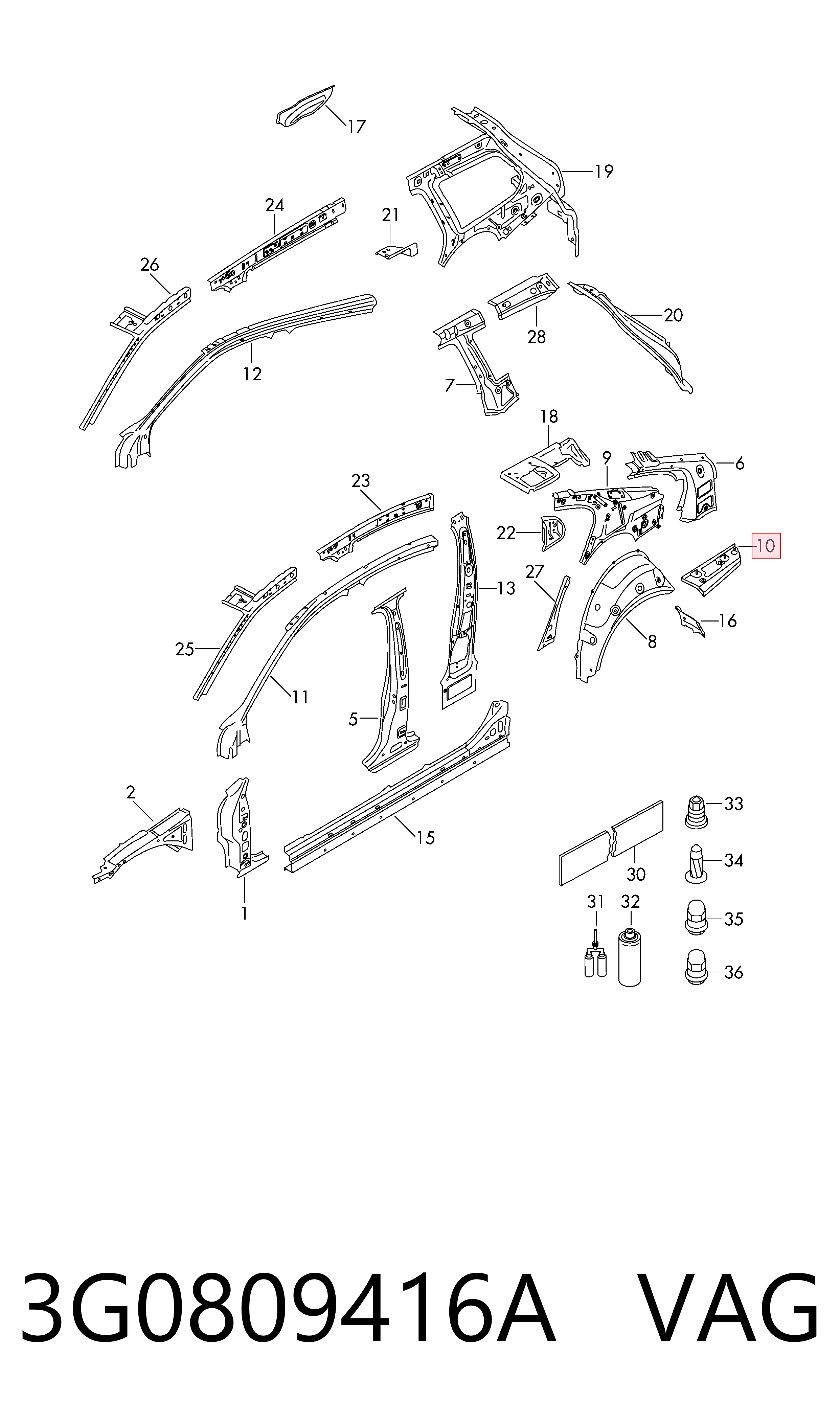 3G0809416A VAG