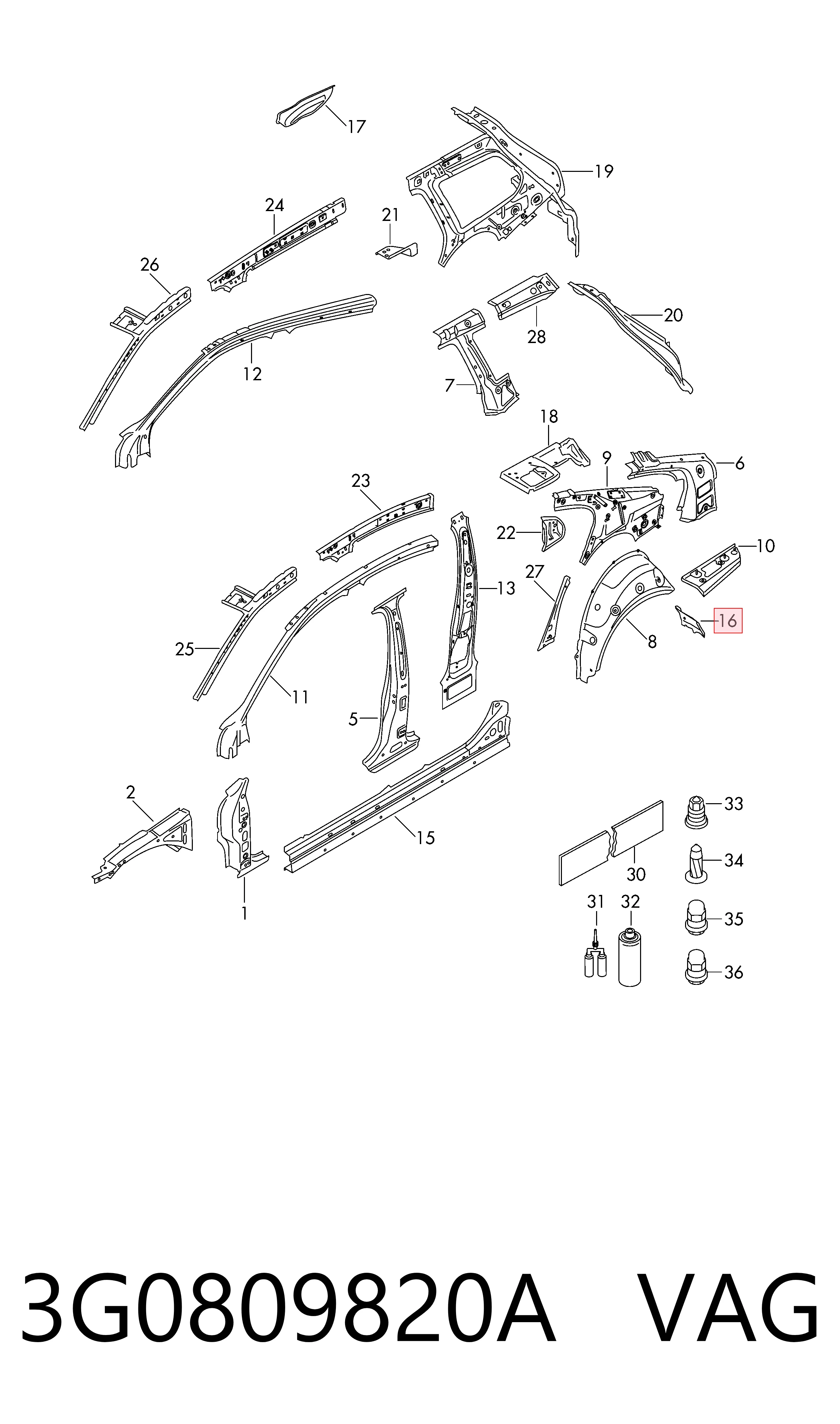 3G0809820A VAG