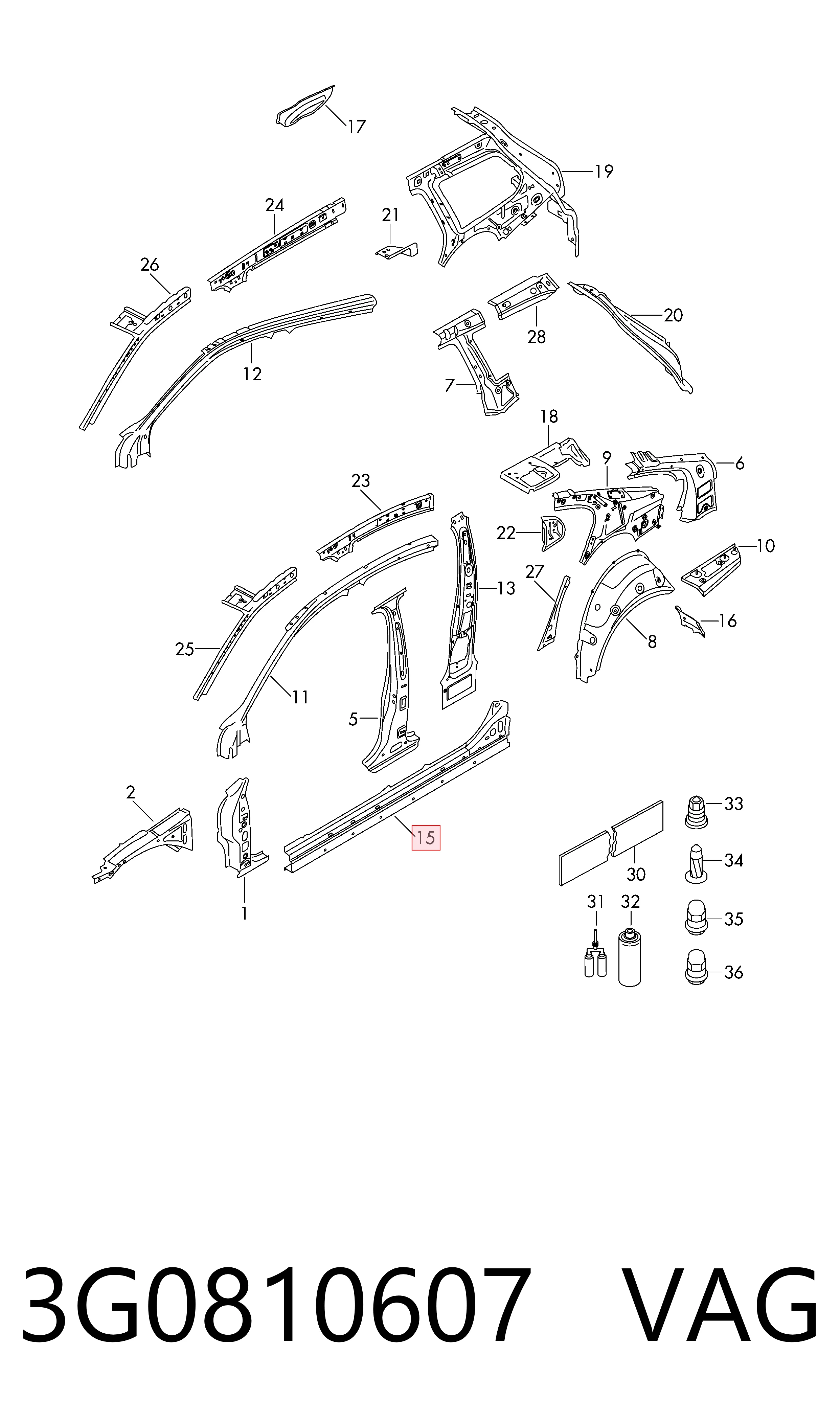 3G0810607 VAG