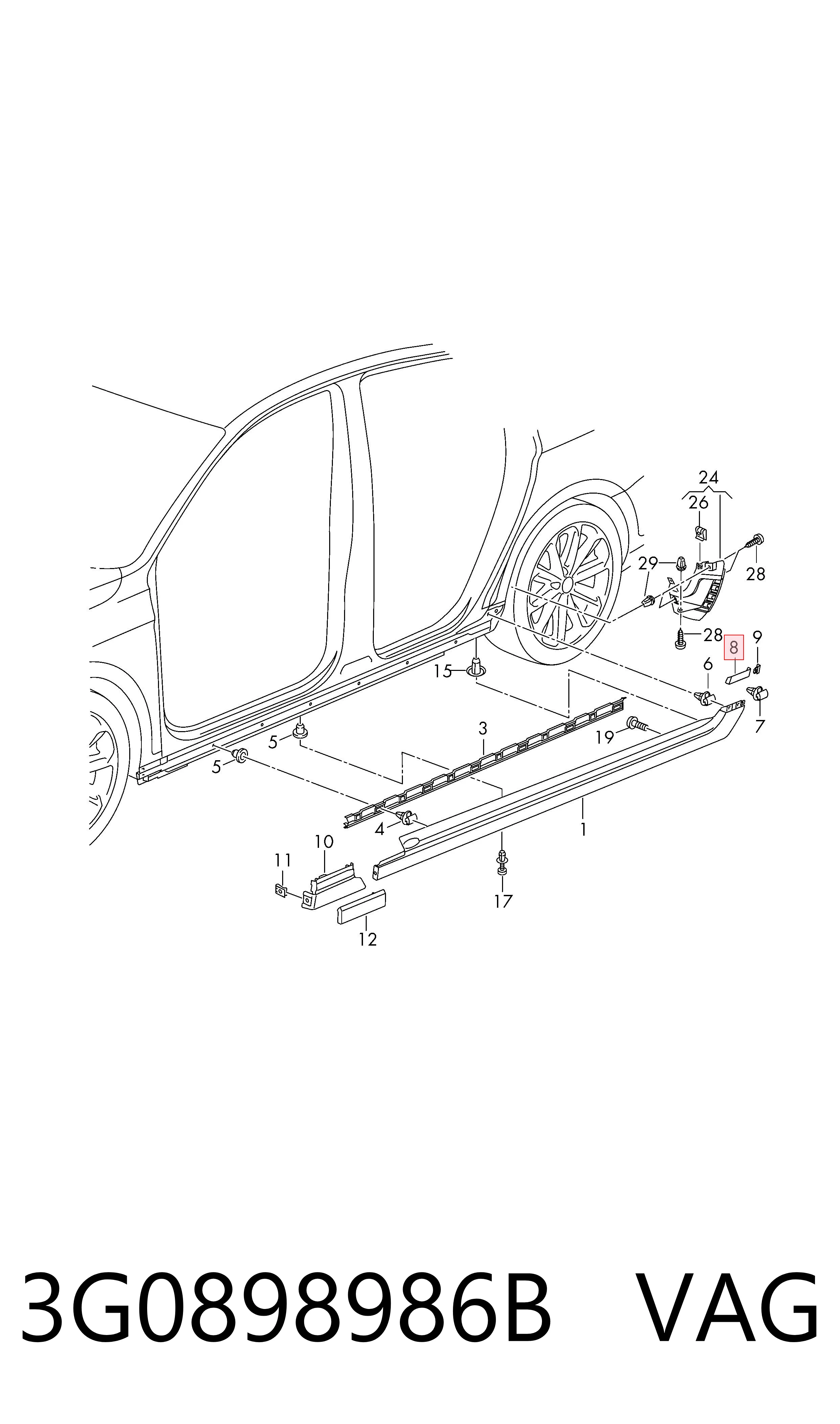 3G0898986B VAG 