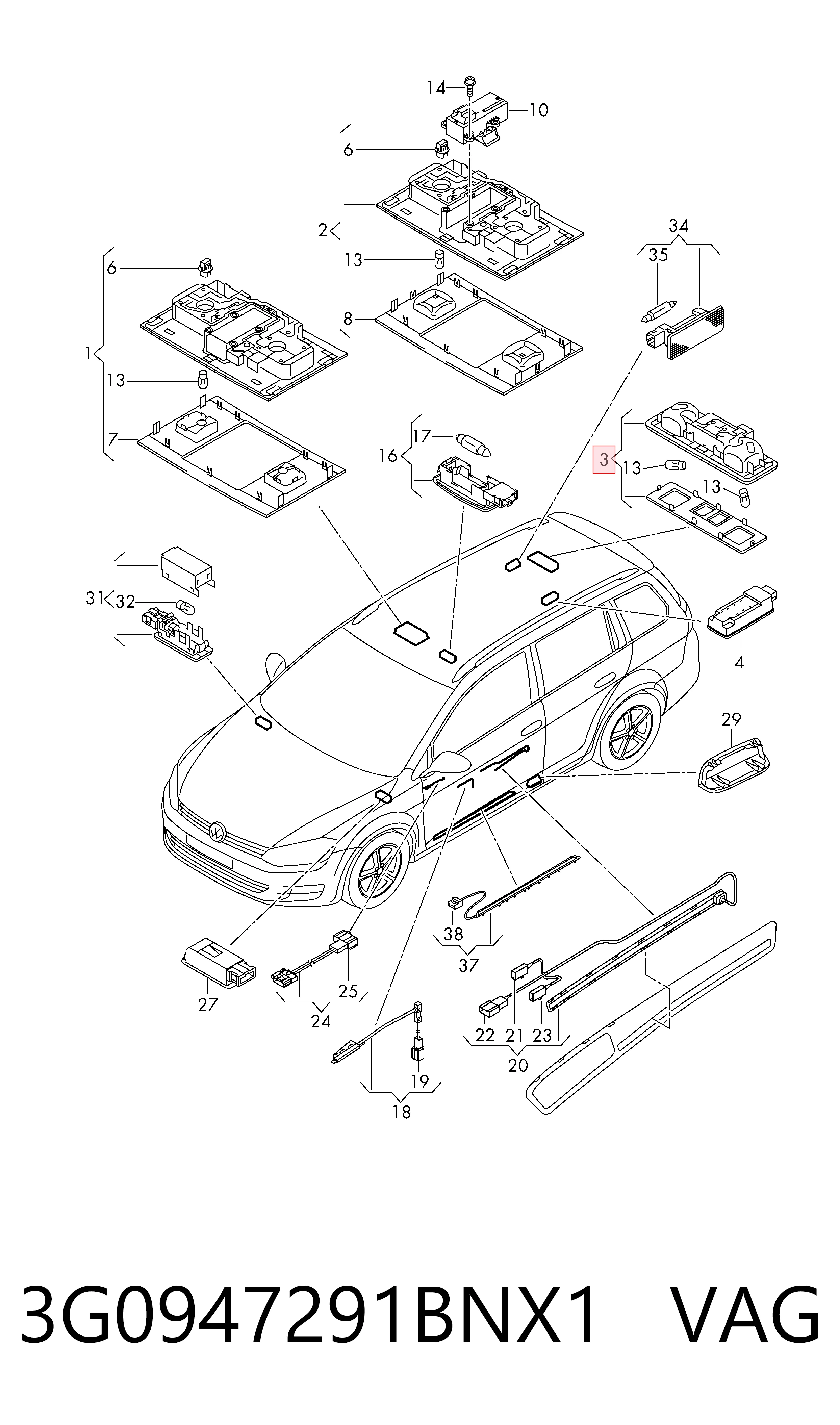 3G0947291BNX1 VAG