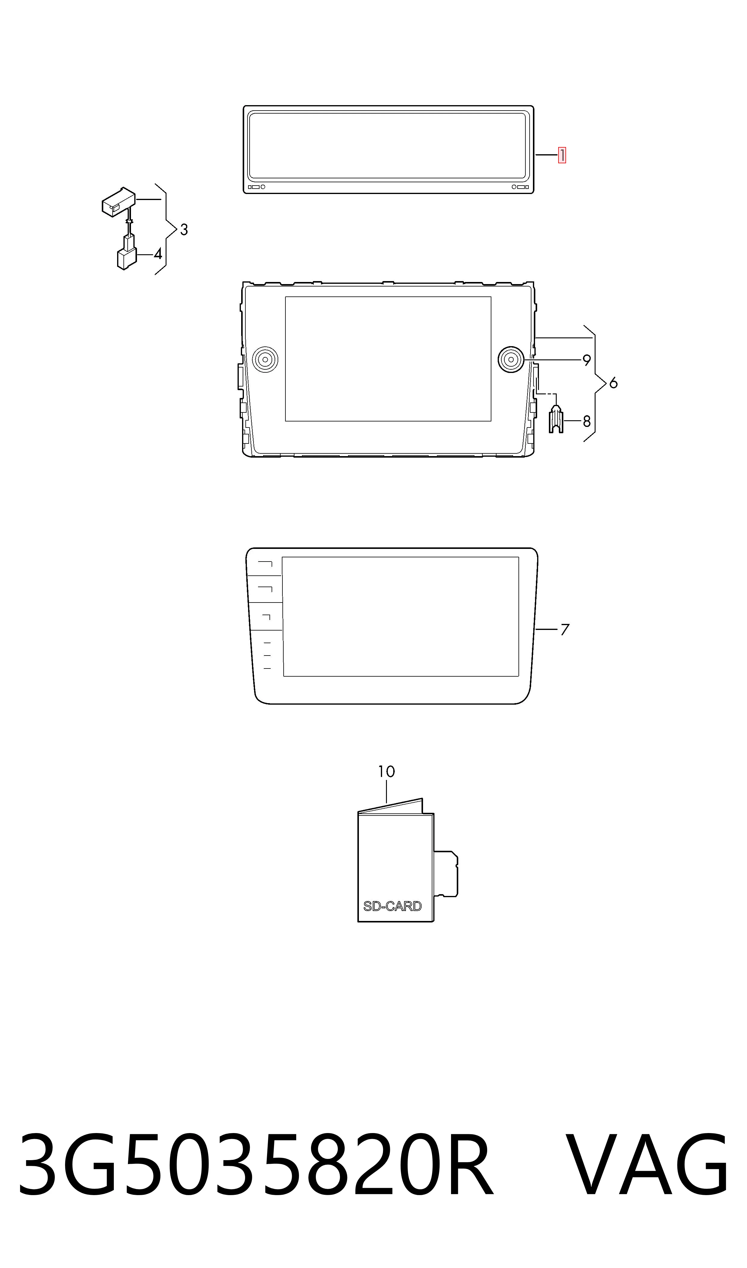3G5035820R VAG 