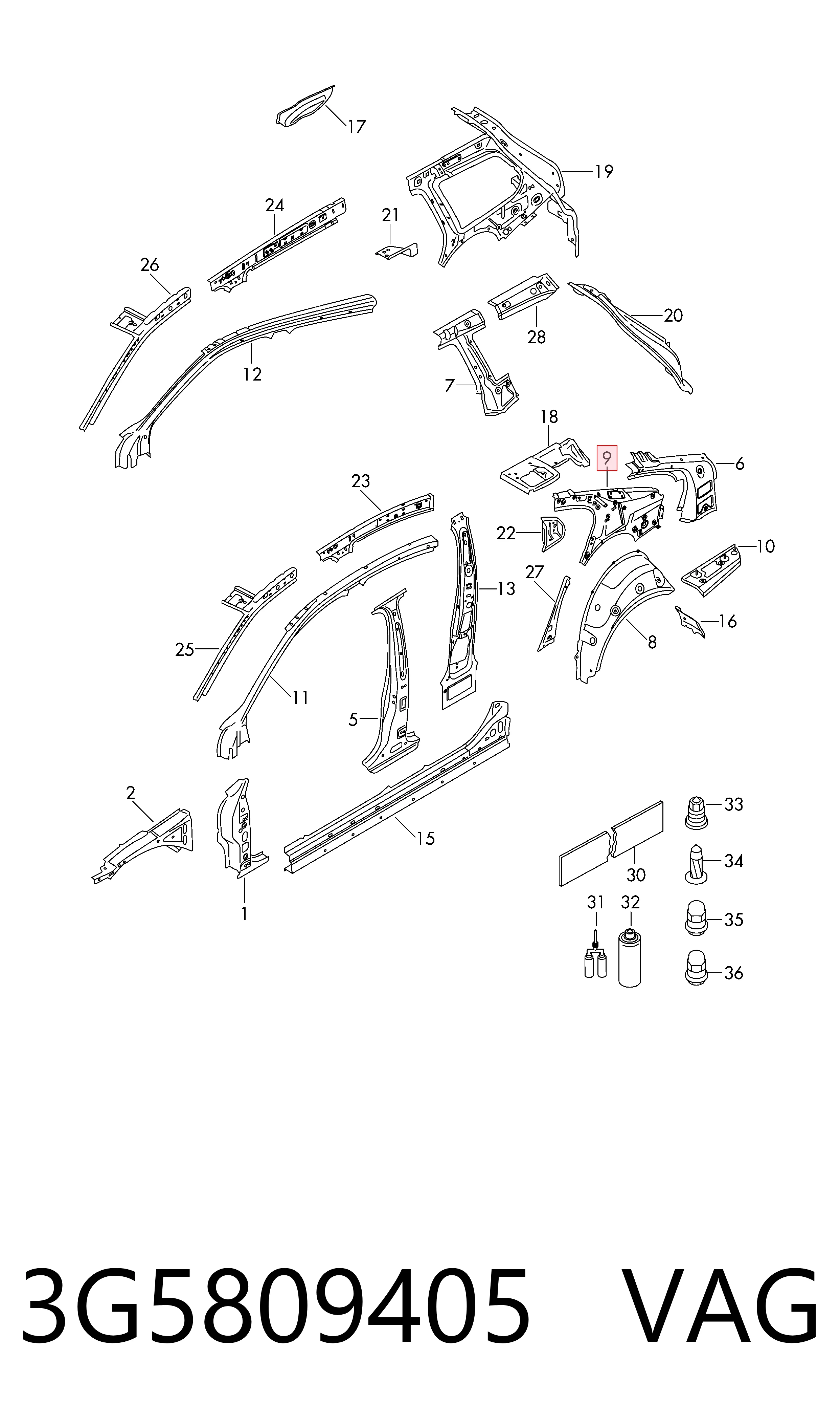 3G5809405 VAG