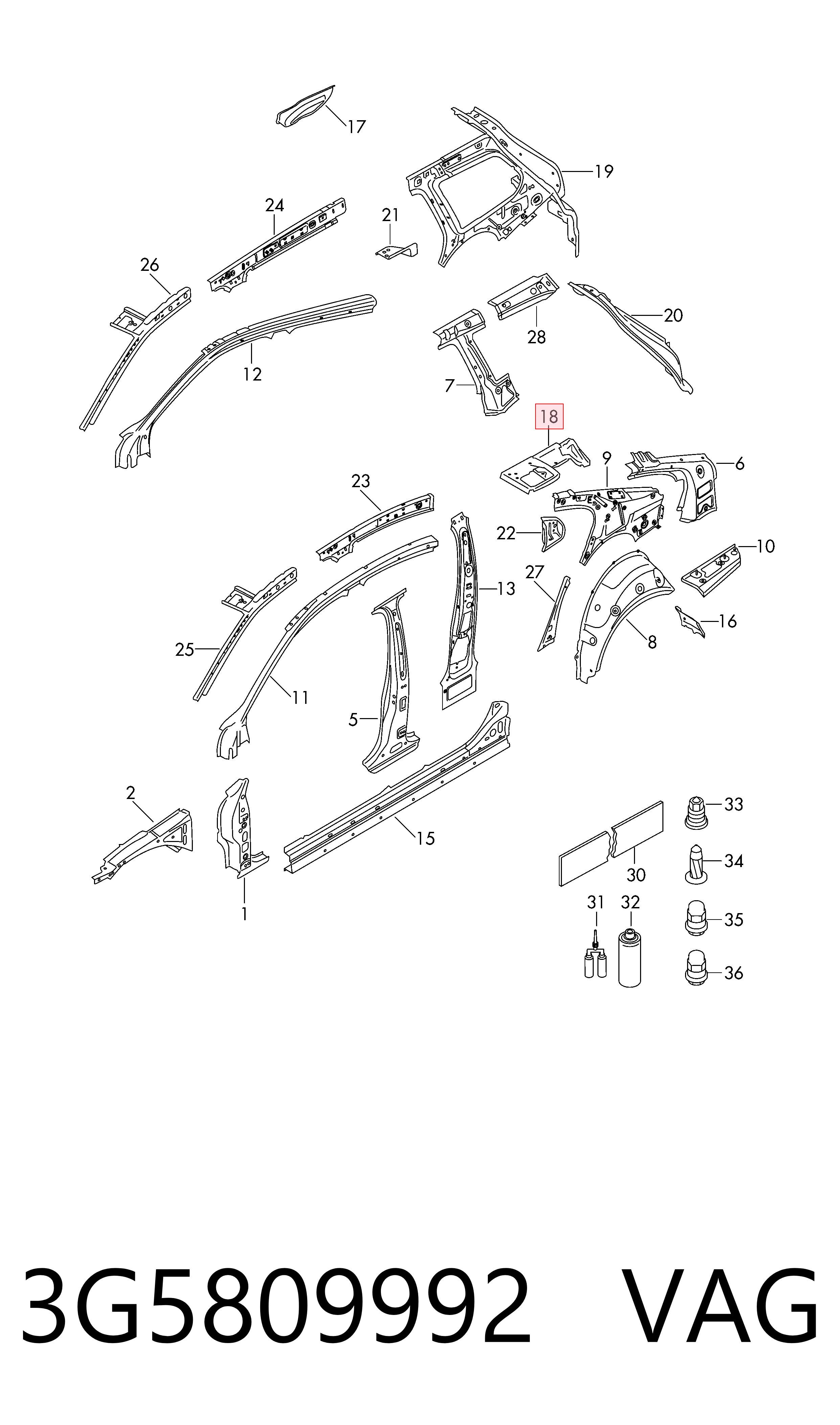 3G5809992 VAG