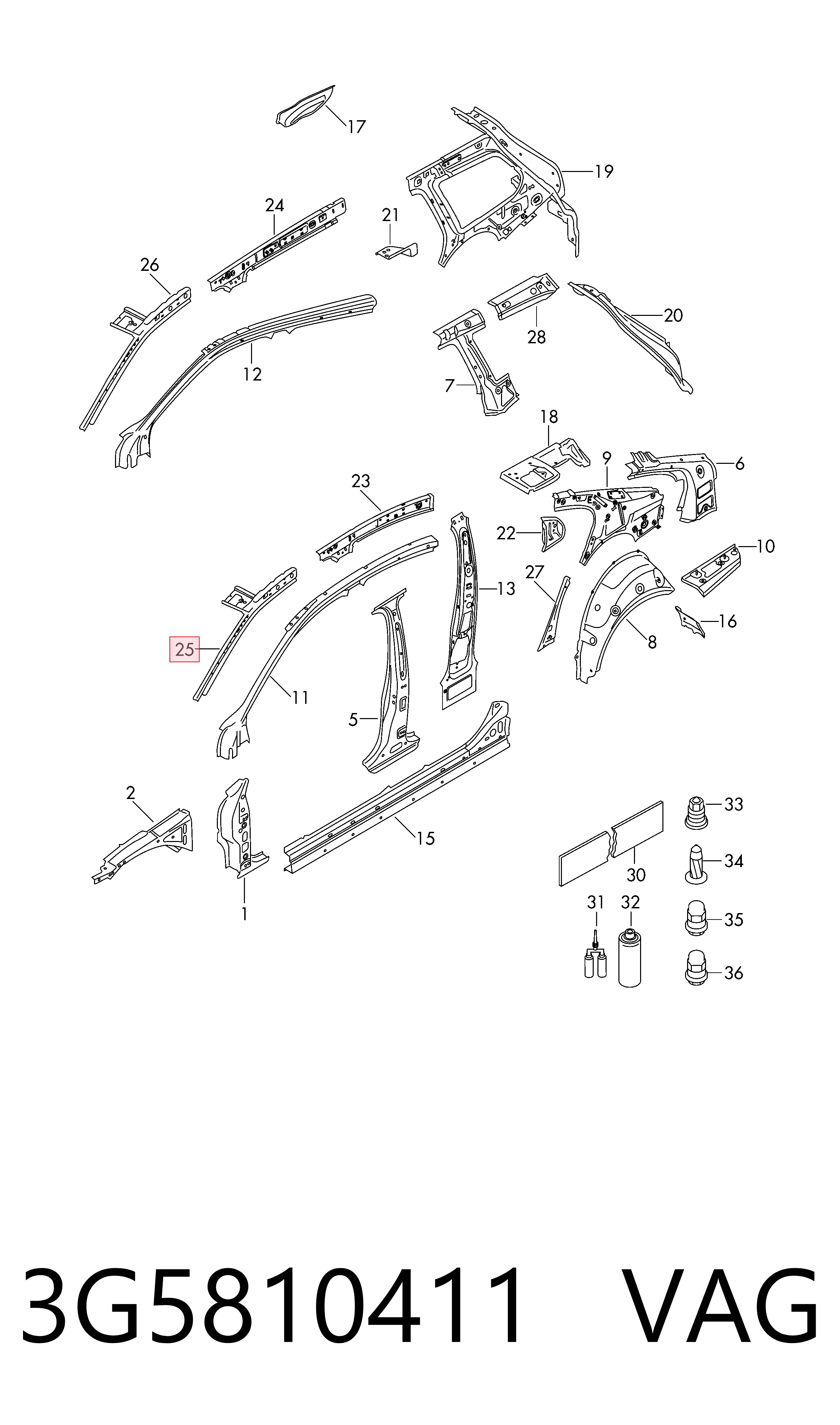 3G5810411 VAG