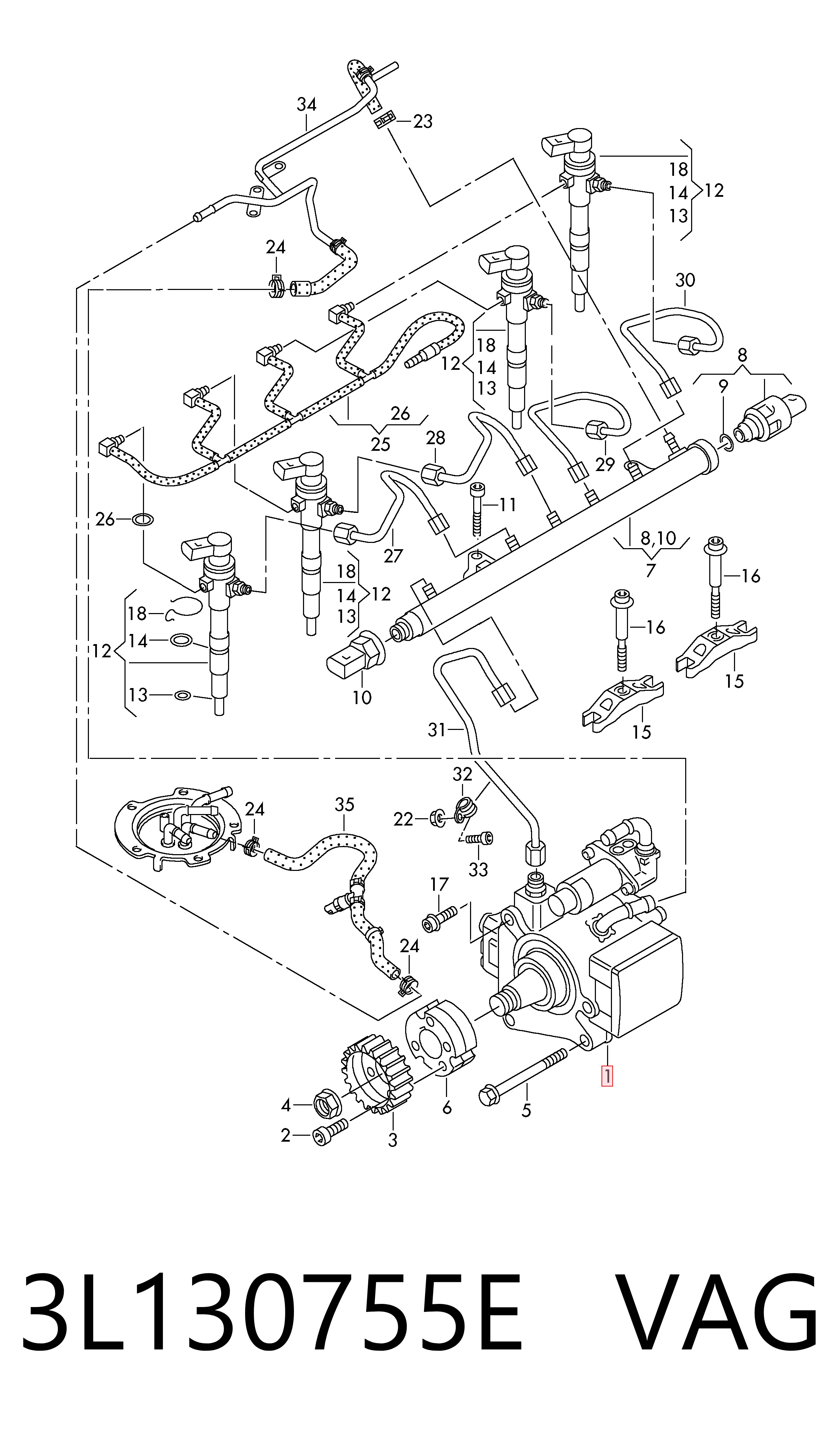 Bomba inyectora 311000000000 Cummins