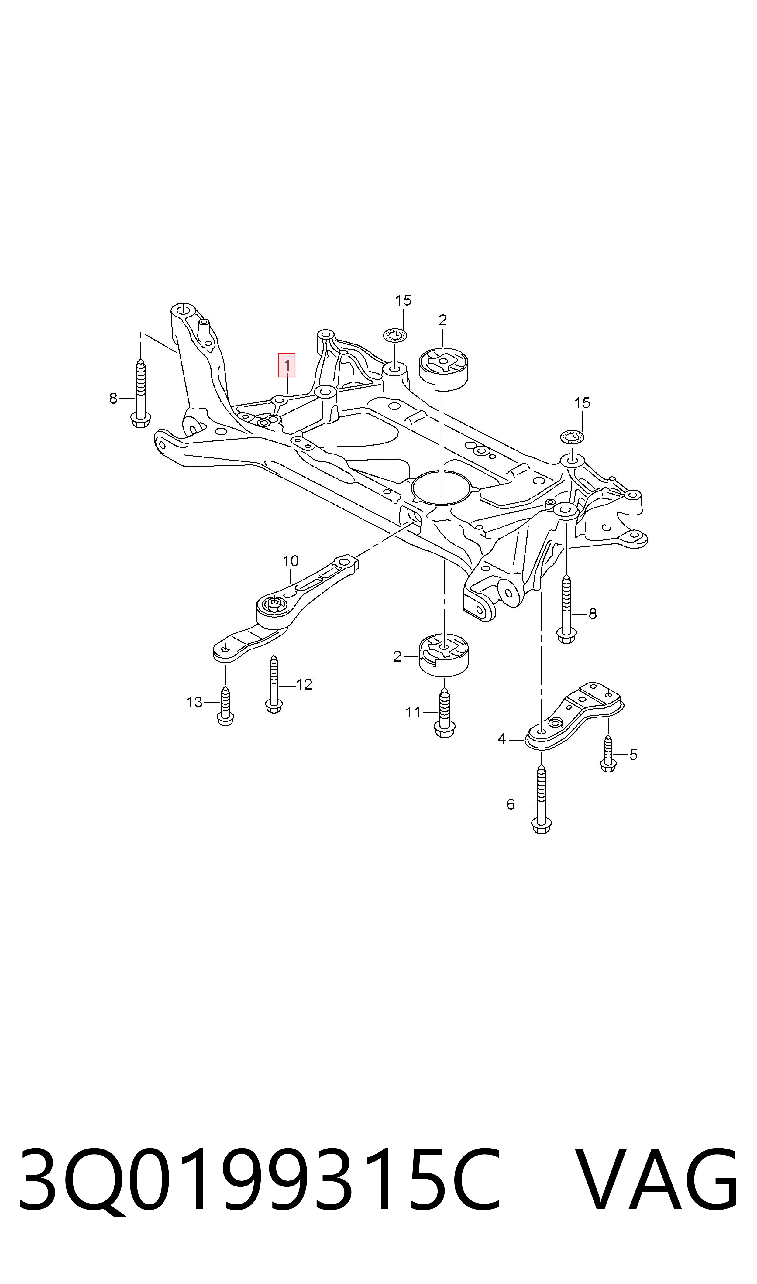 Comprar Puente delantero Seat ATECA  KH7, KHP