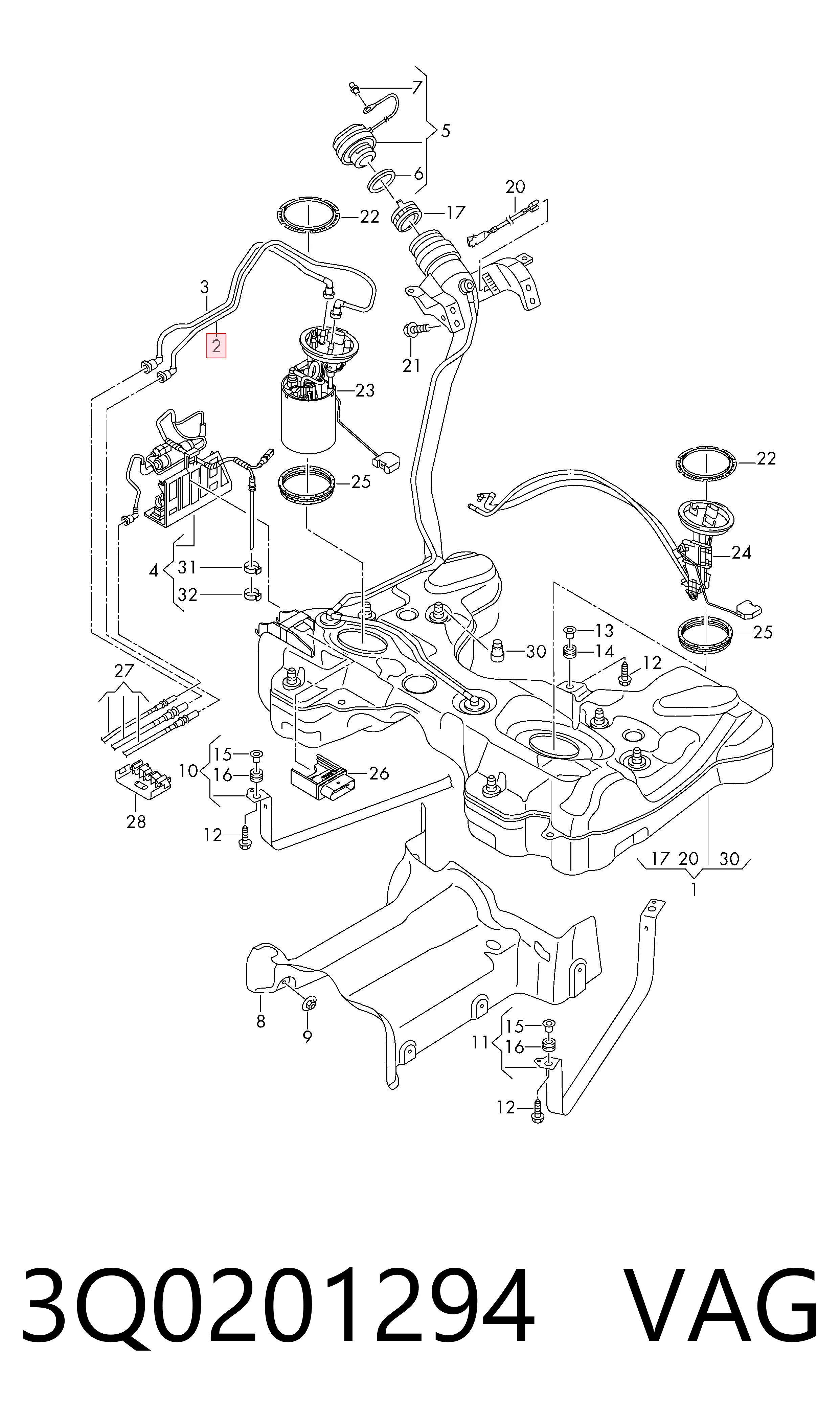3Q0201294 VAG