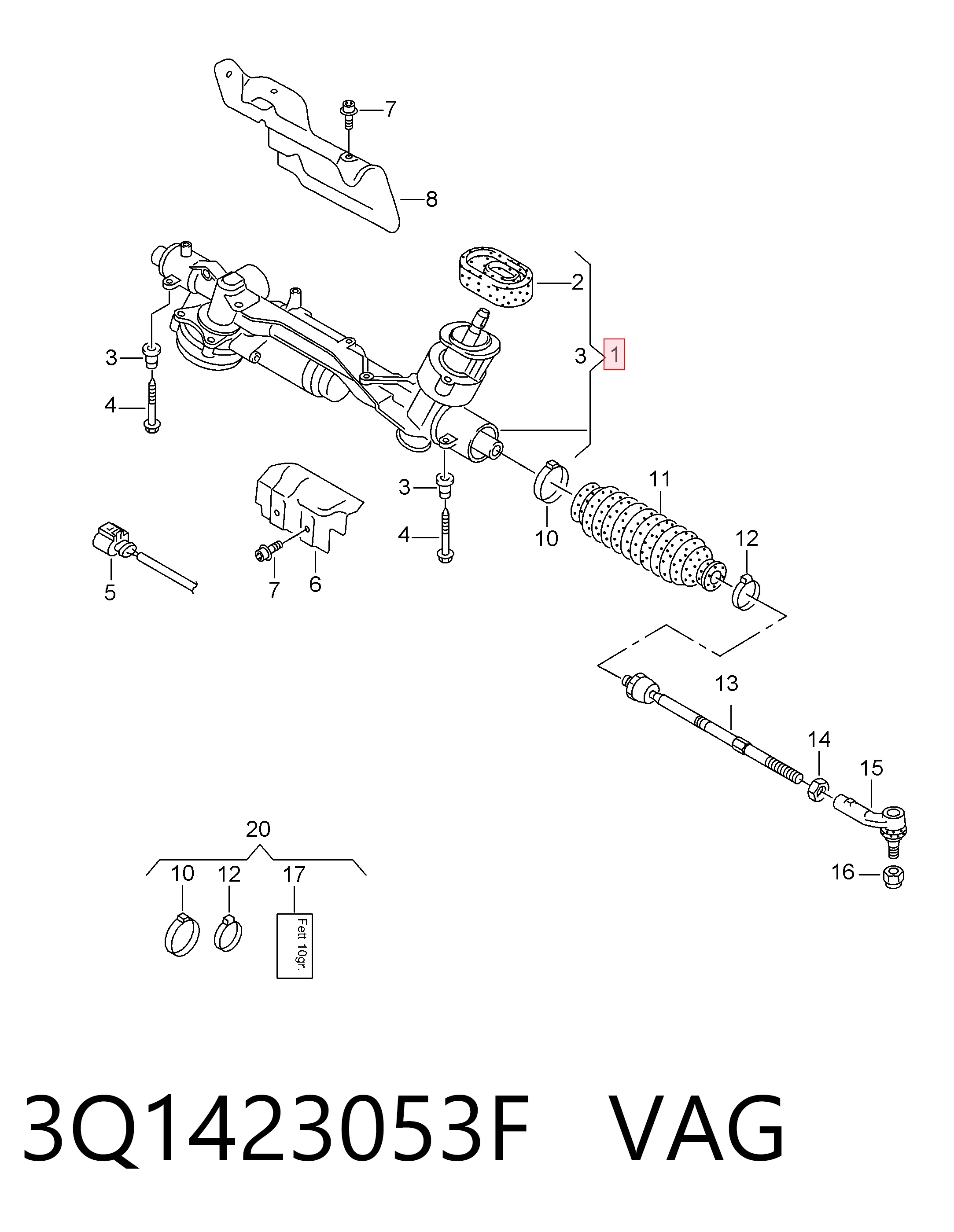 Comprar KS00003784 Bosch Cremallera