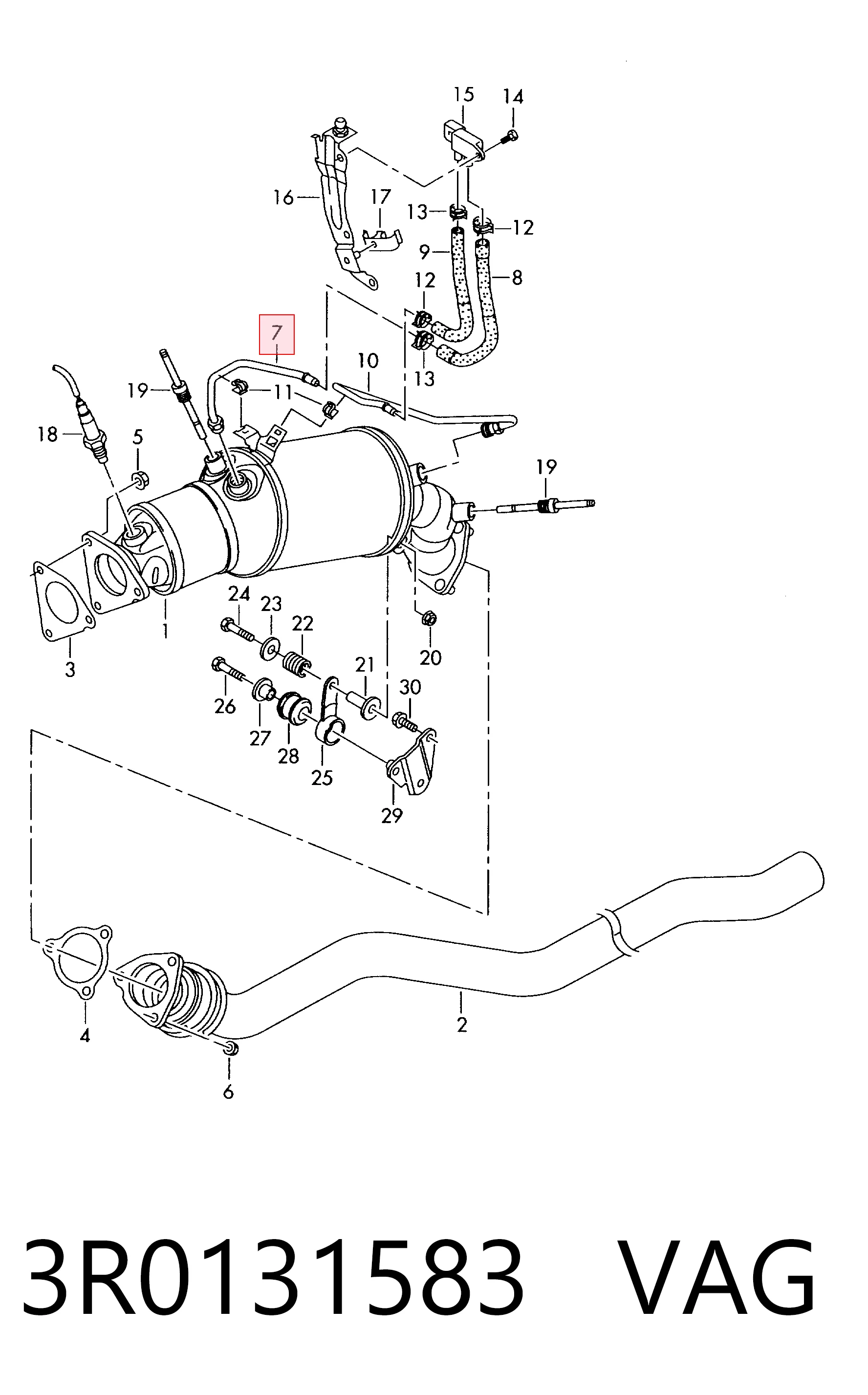 3R0131583 VAG