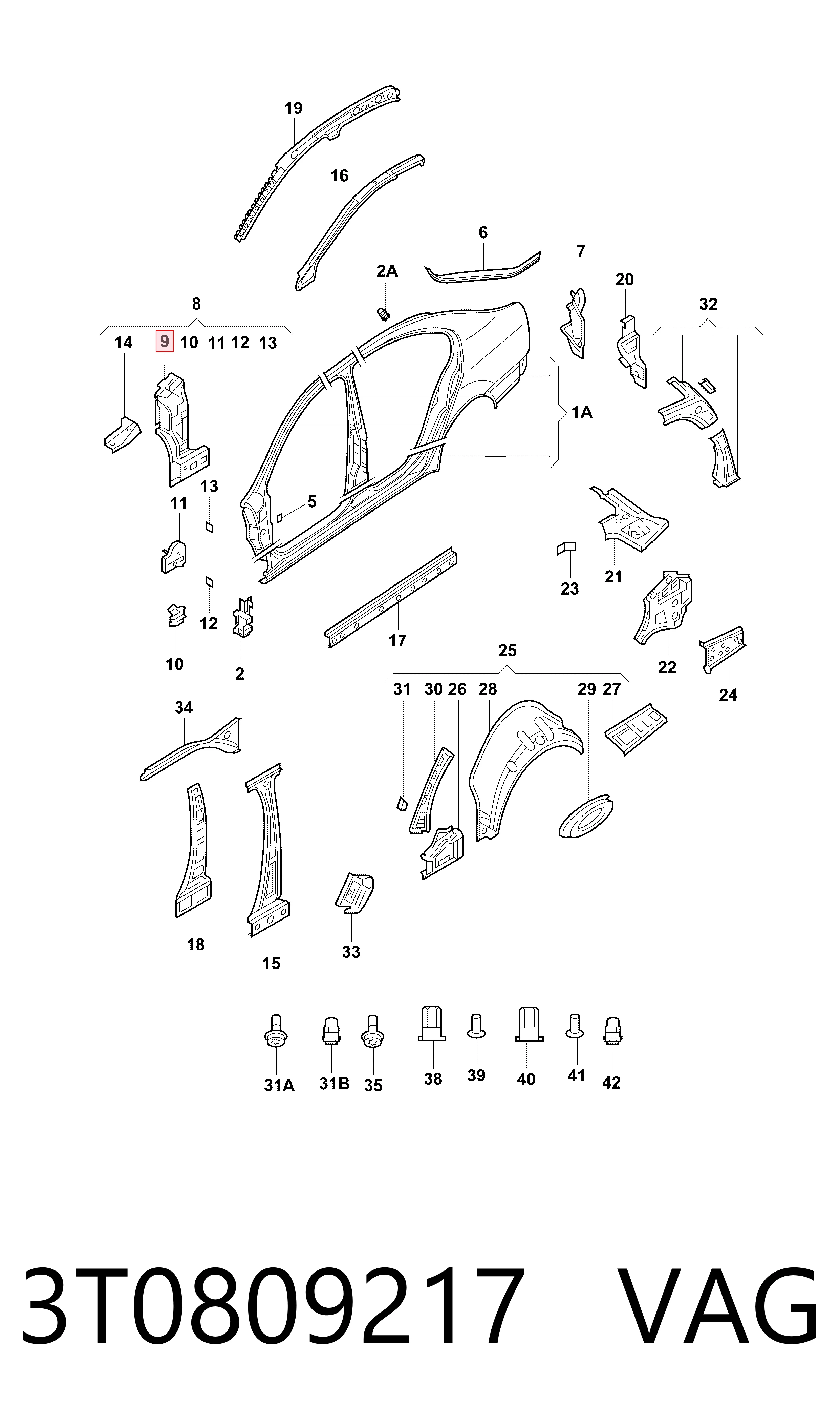 3T0809217 VAG