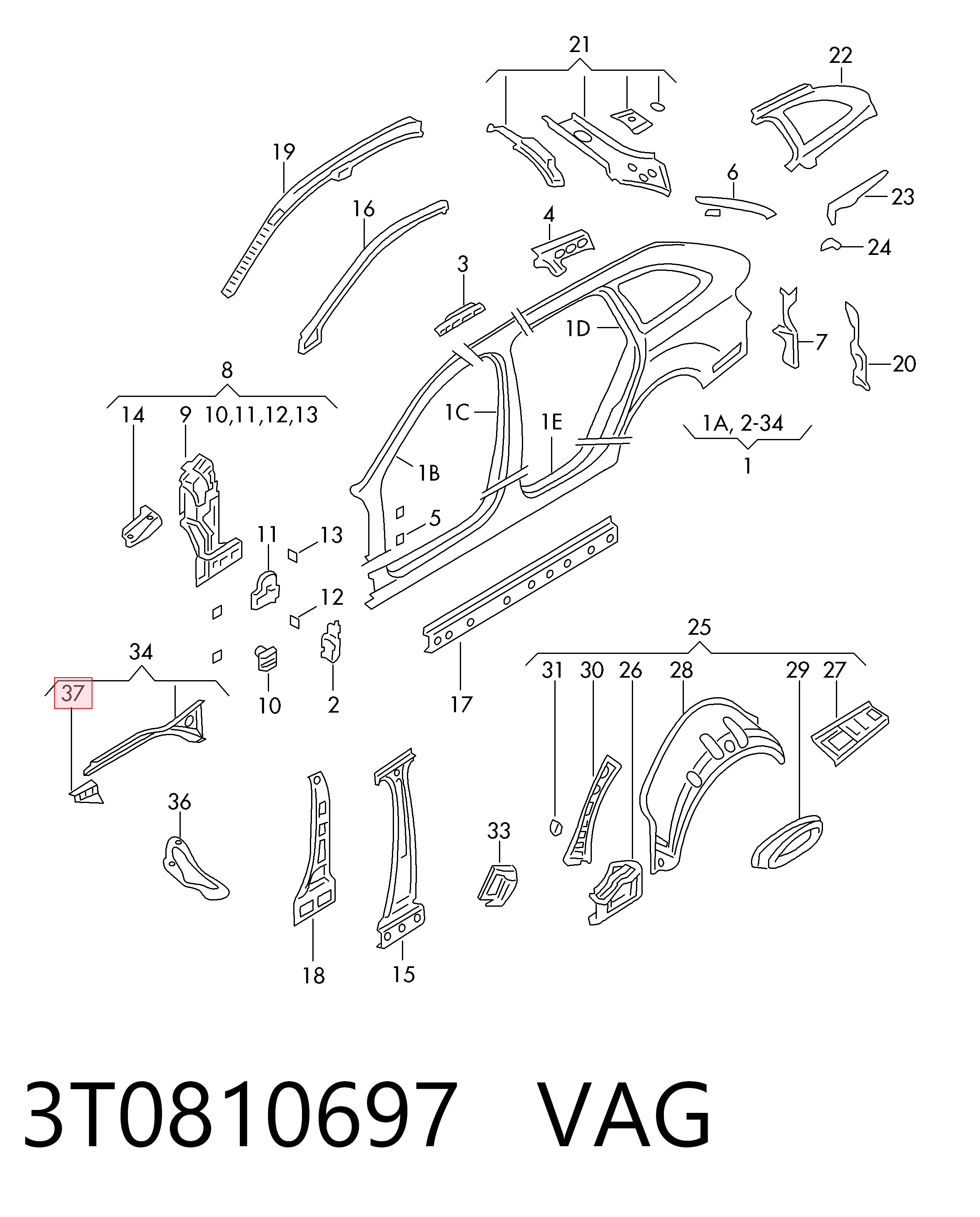 3T0810697 VAG 