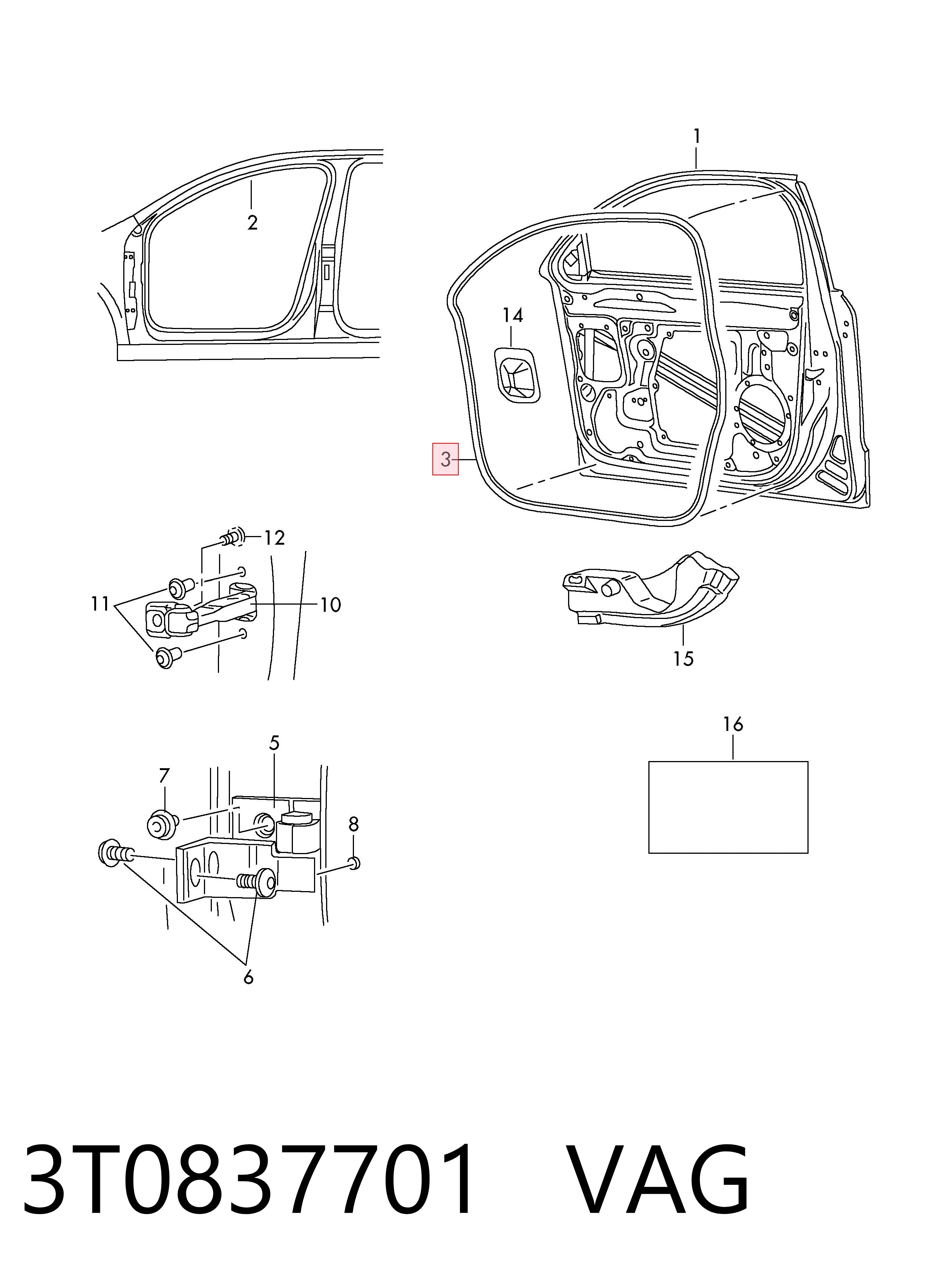 3T0837701 VAG