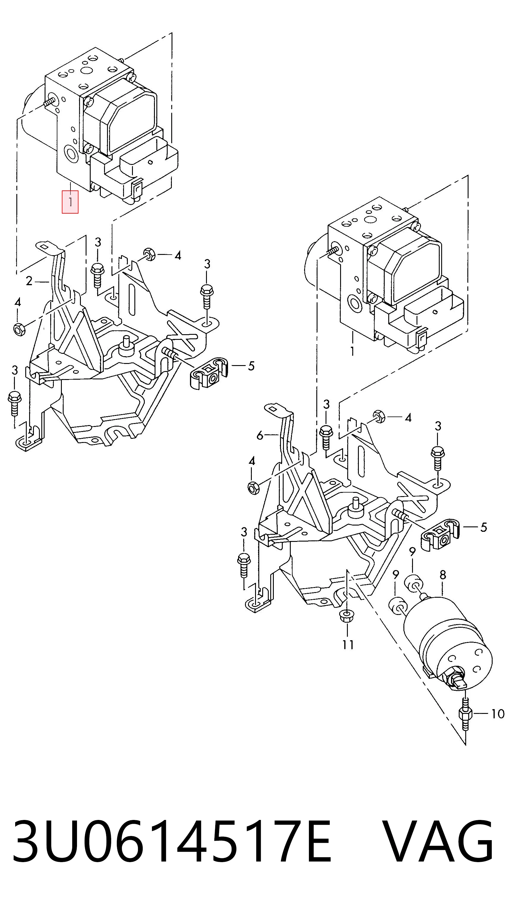 3U0614517E VAG