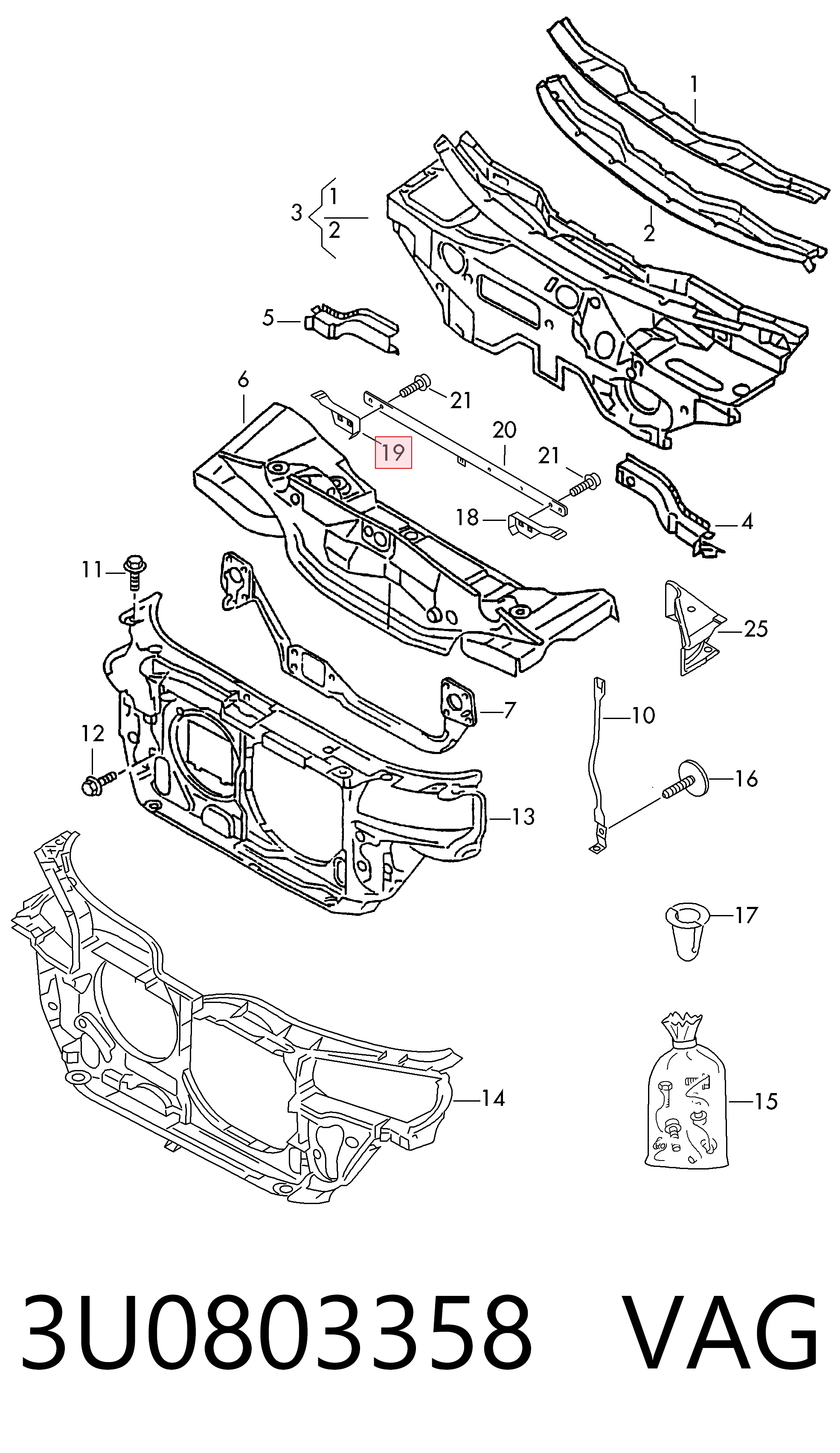 3U0803358 VAG