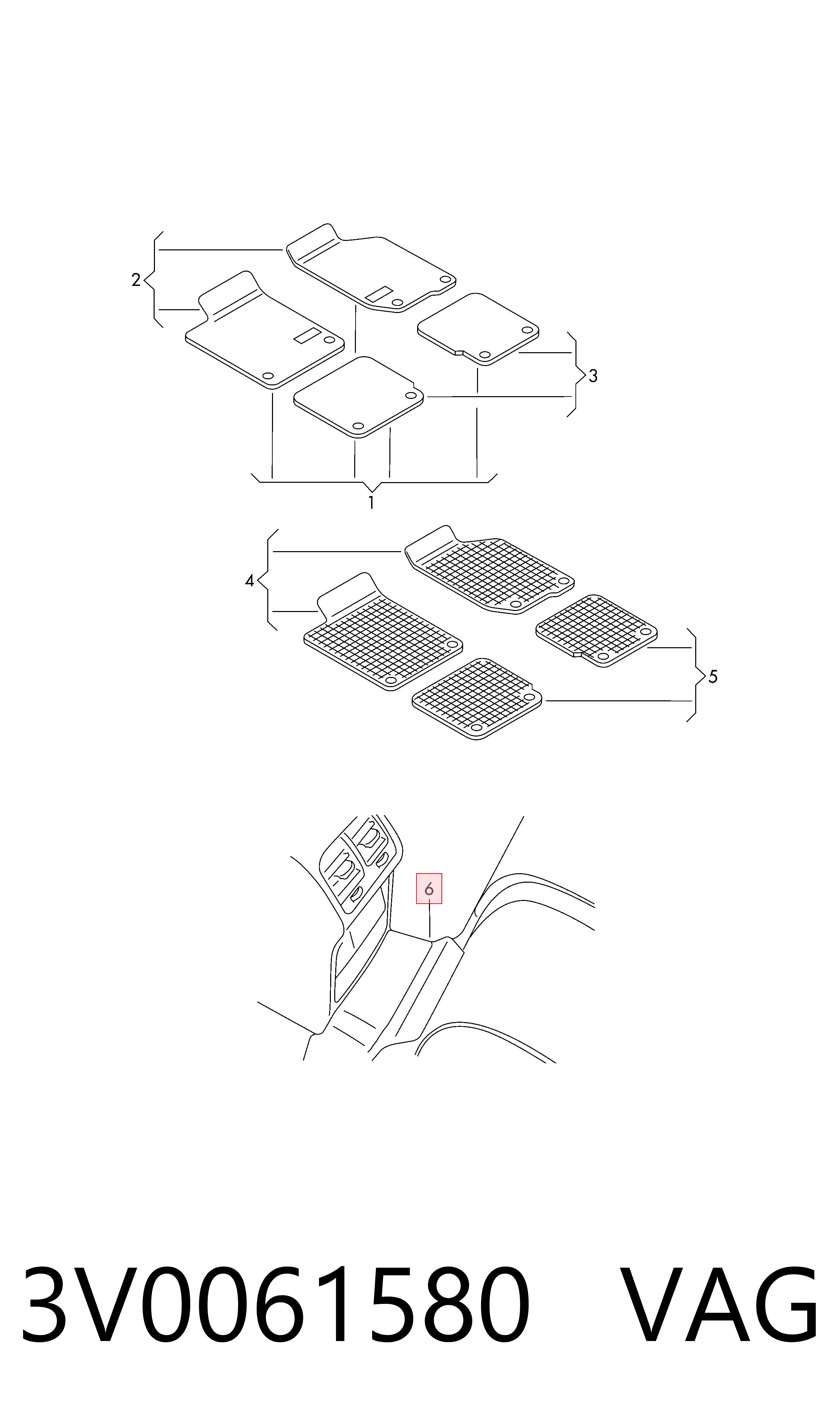 3V0061580 VAG