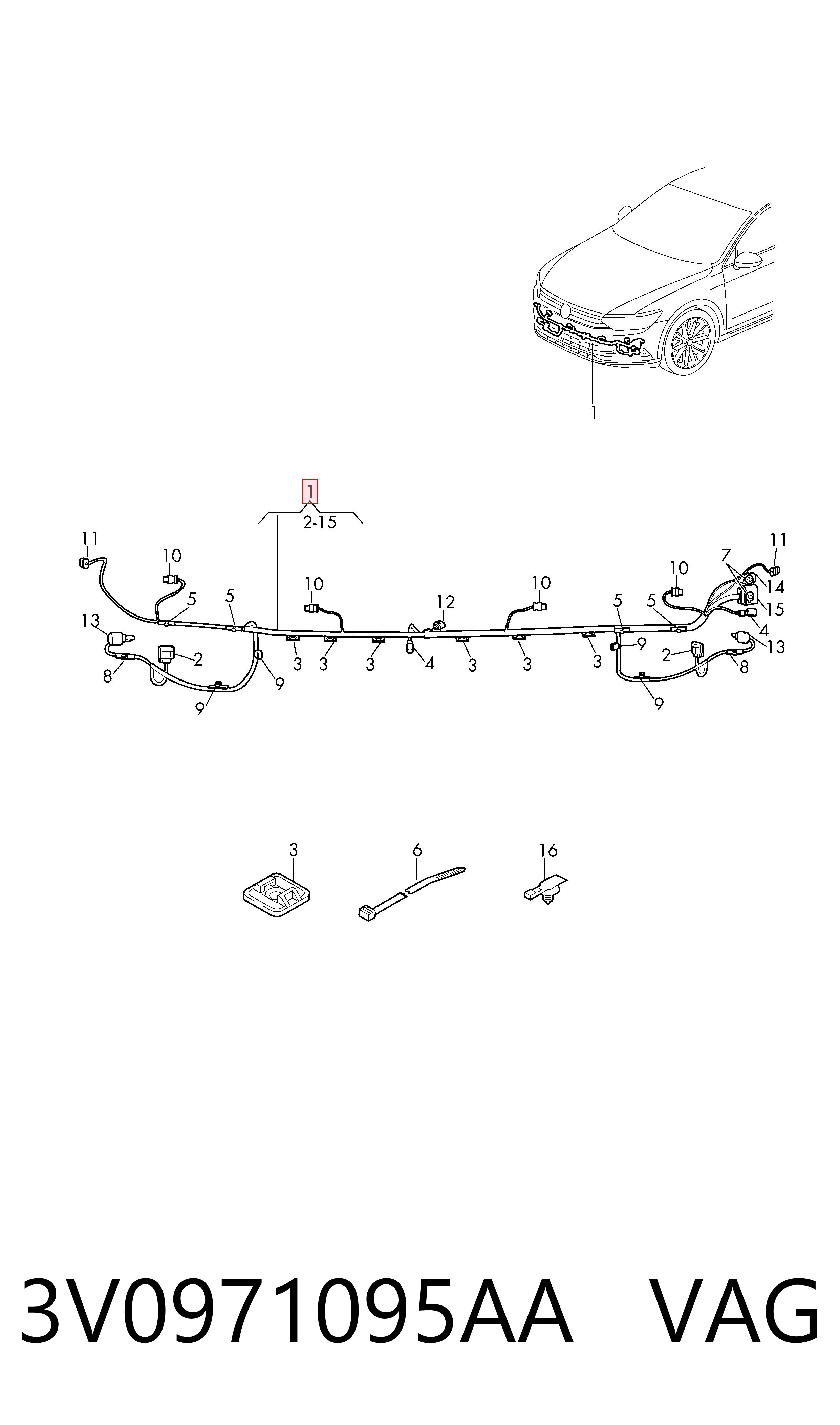 3V0971095AA VAG 