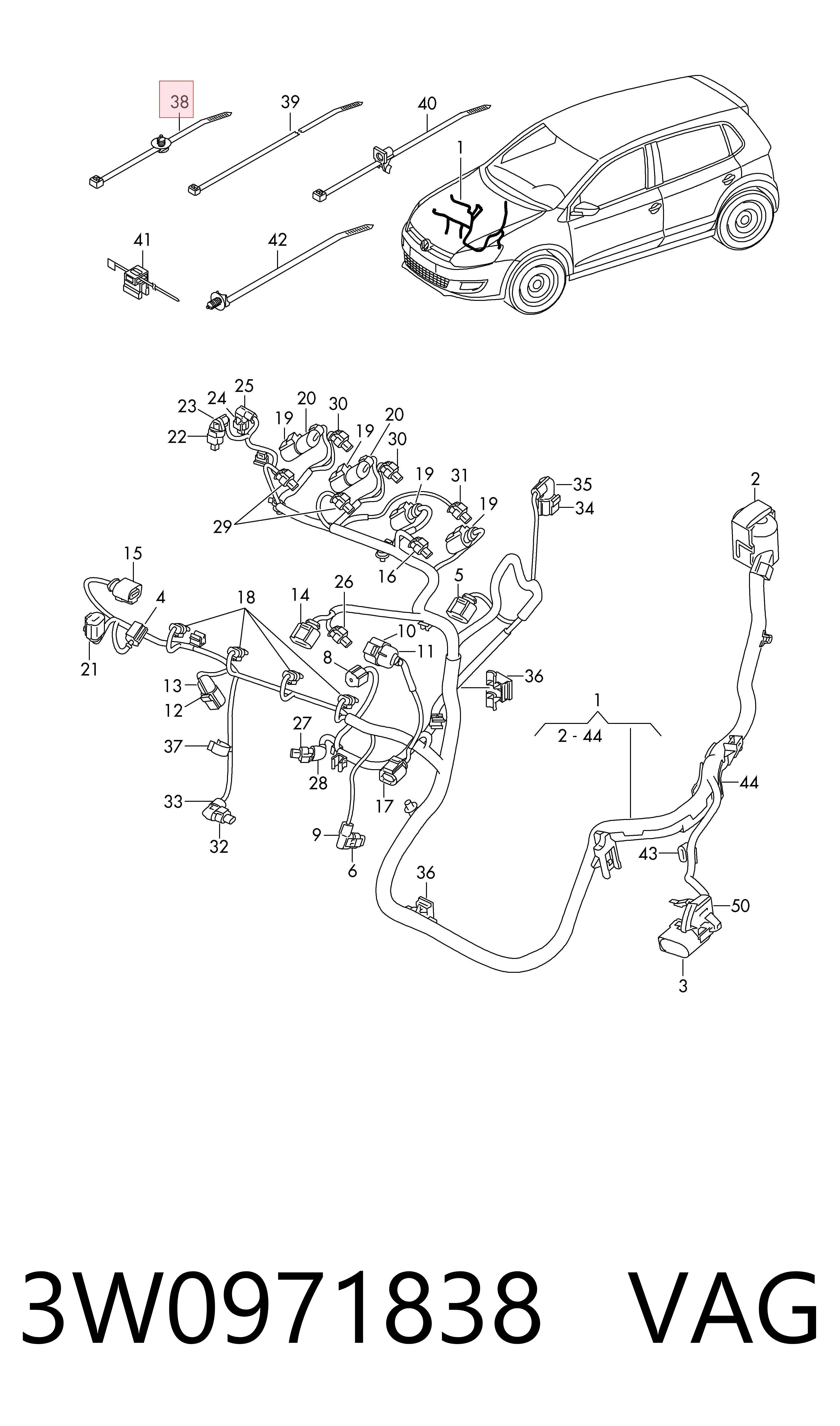 Comprar 3W0971838 VAG 